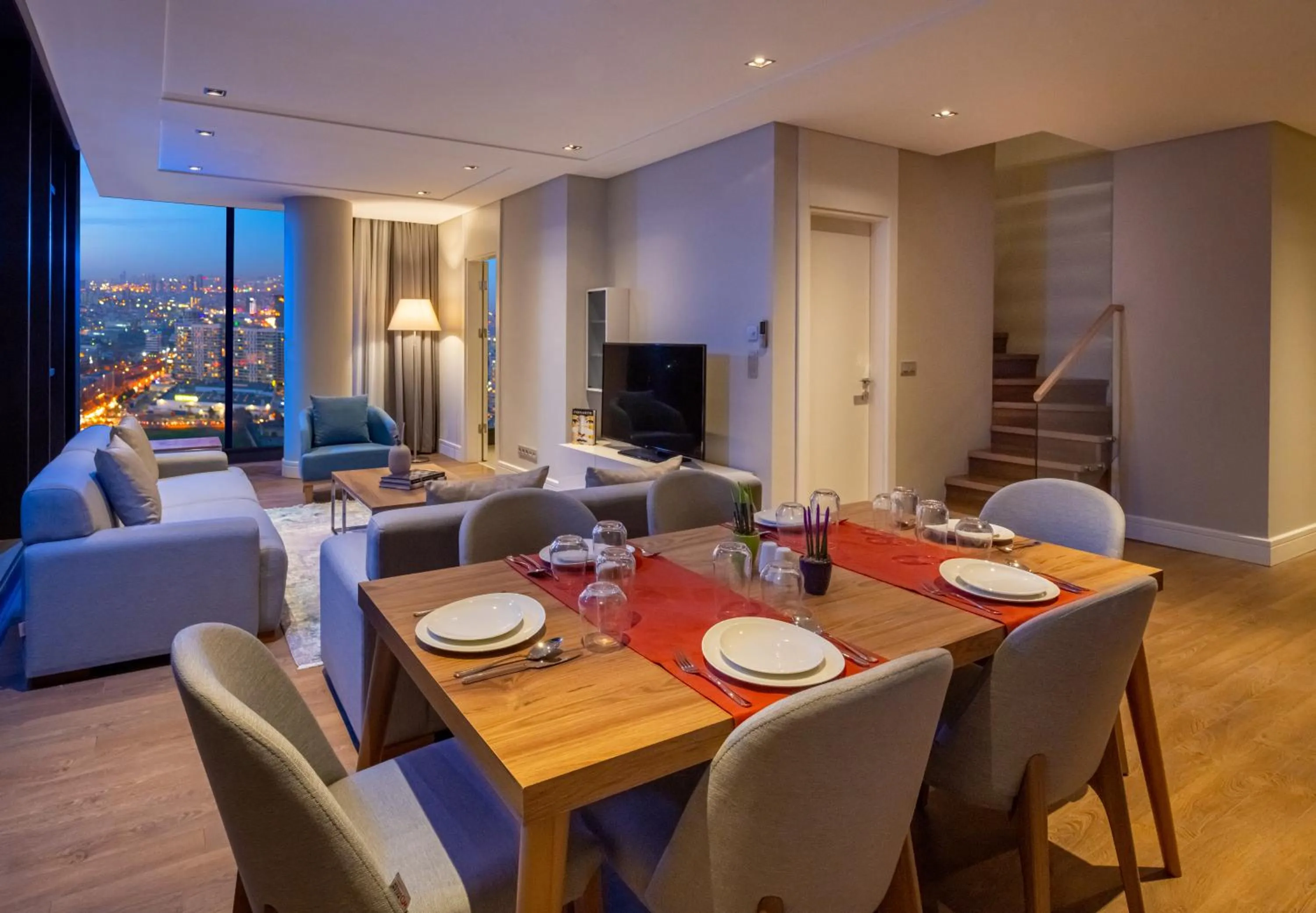 Dining area in Movenpick Living Istanbul West