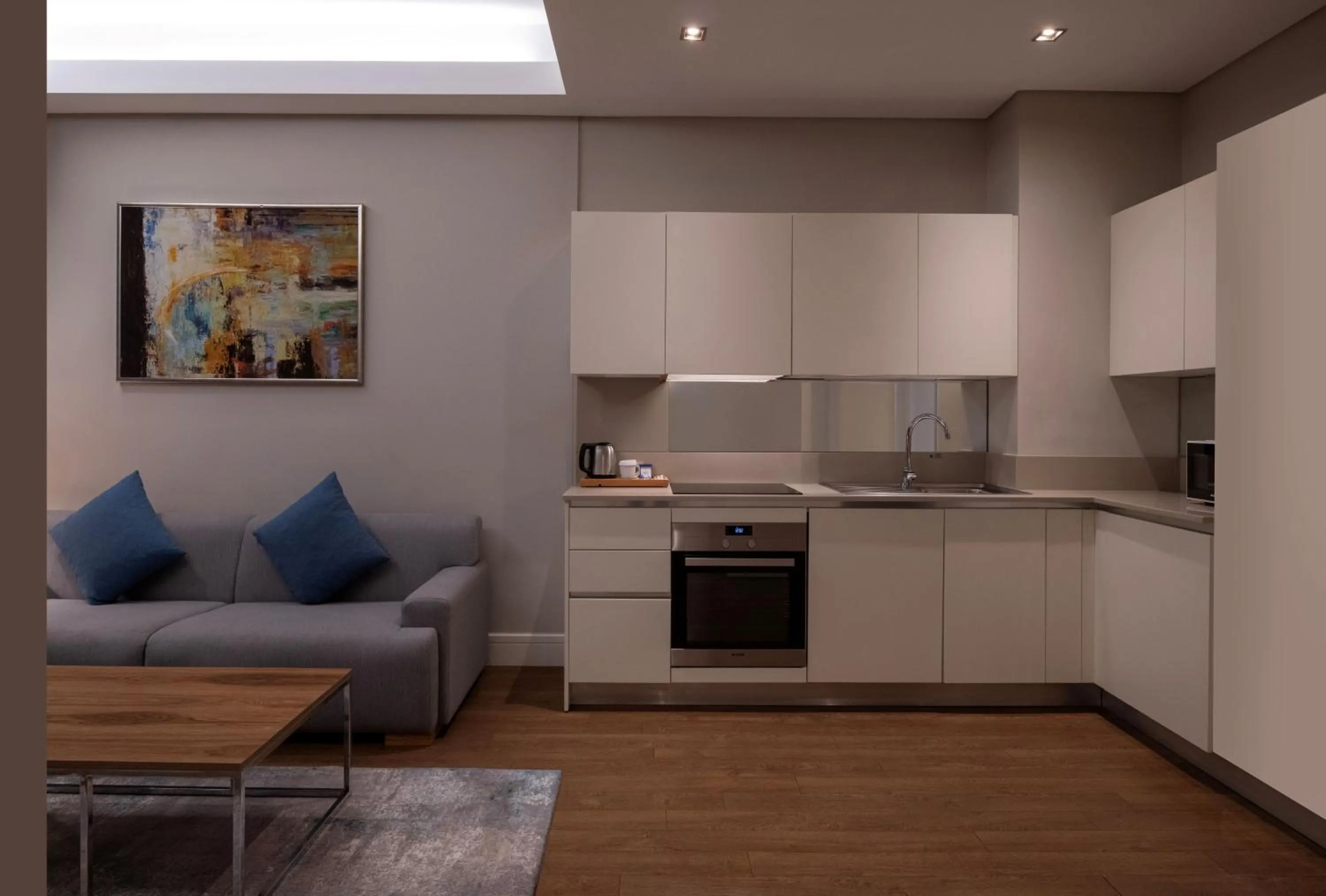 kitchen in Movenpick Living Istanbul West