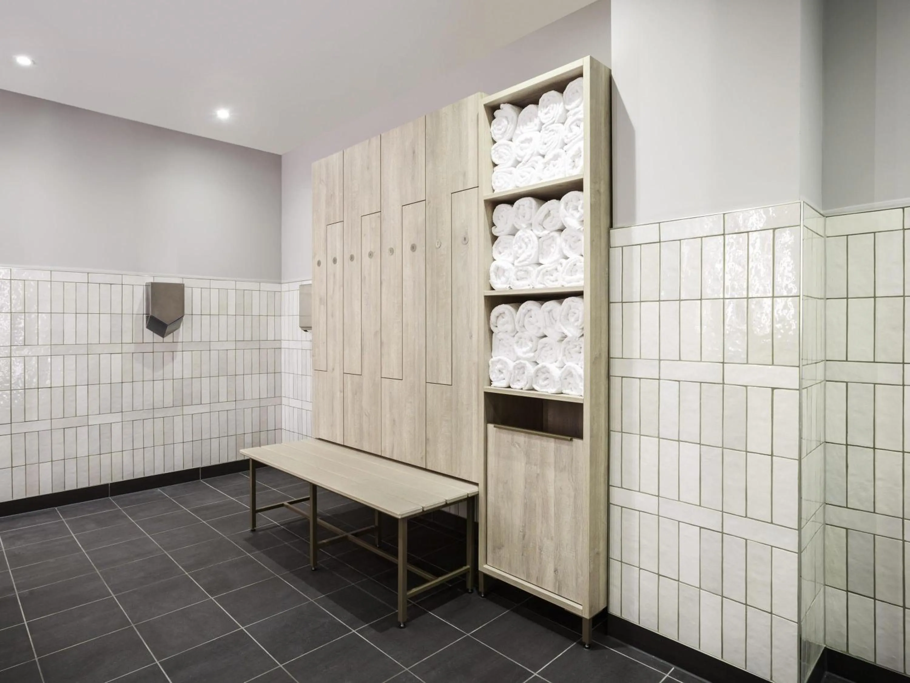 Pool view in Novotel Cambridge North