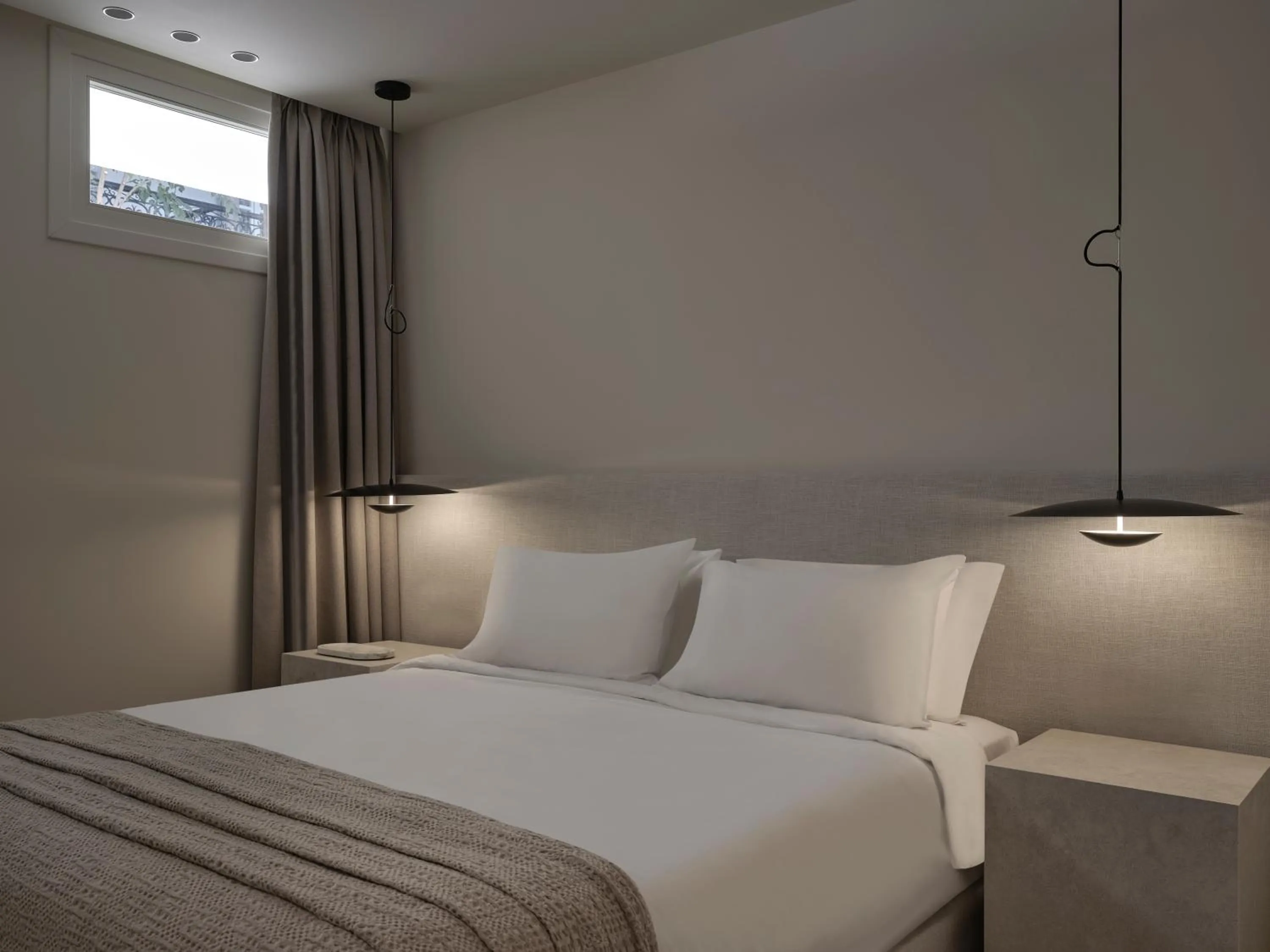 Basement Level Double Room with Window in Doryssa Method Hotel