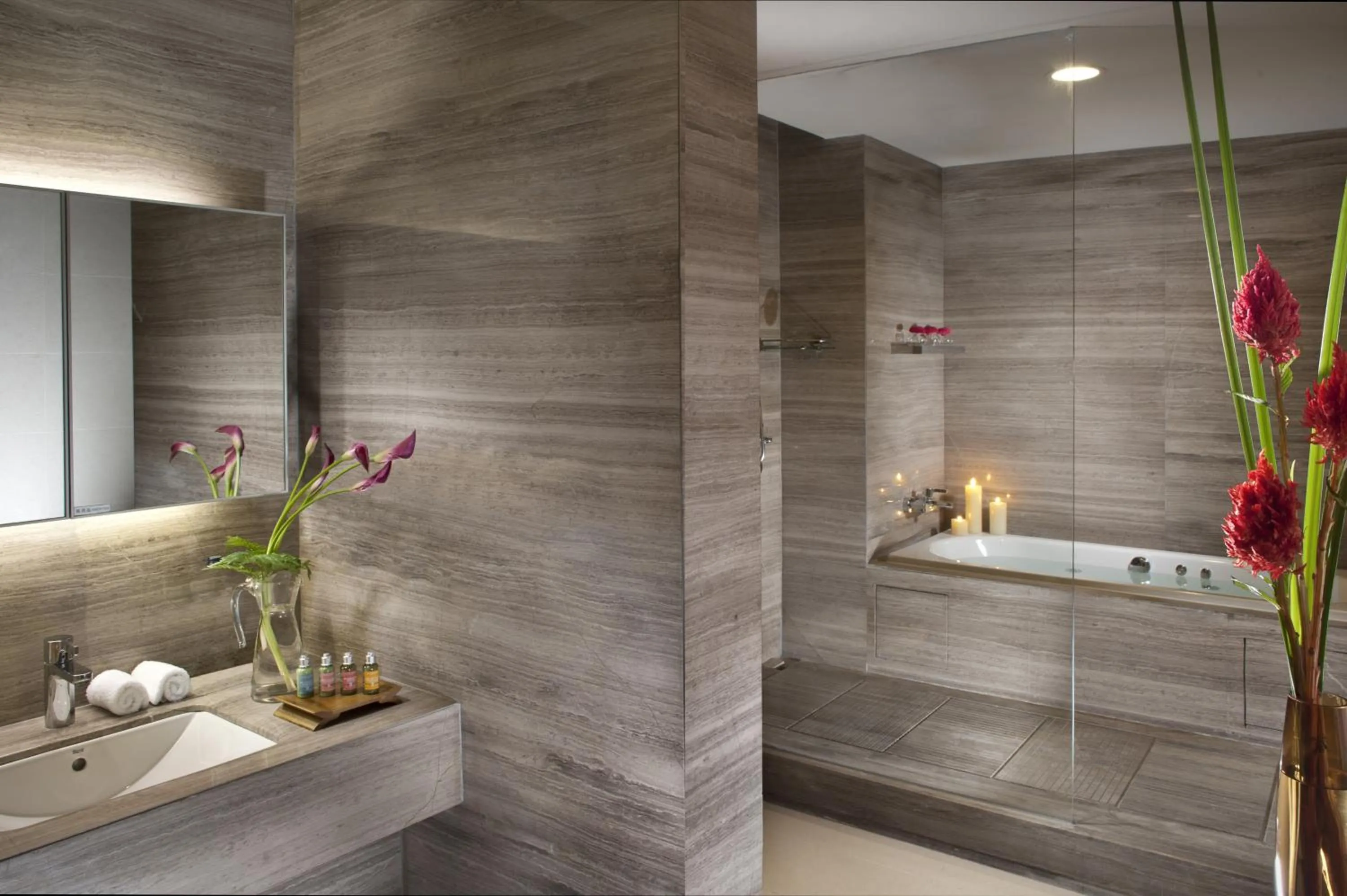 Bathroom in CM Serviced Apartment Shenzhen Hillside