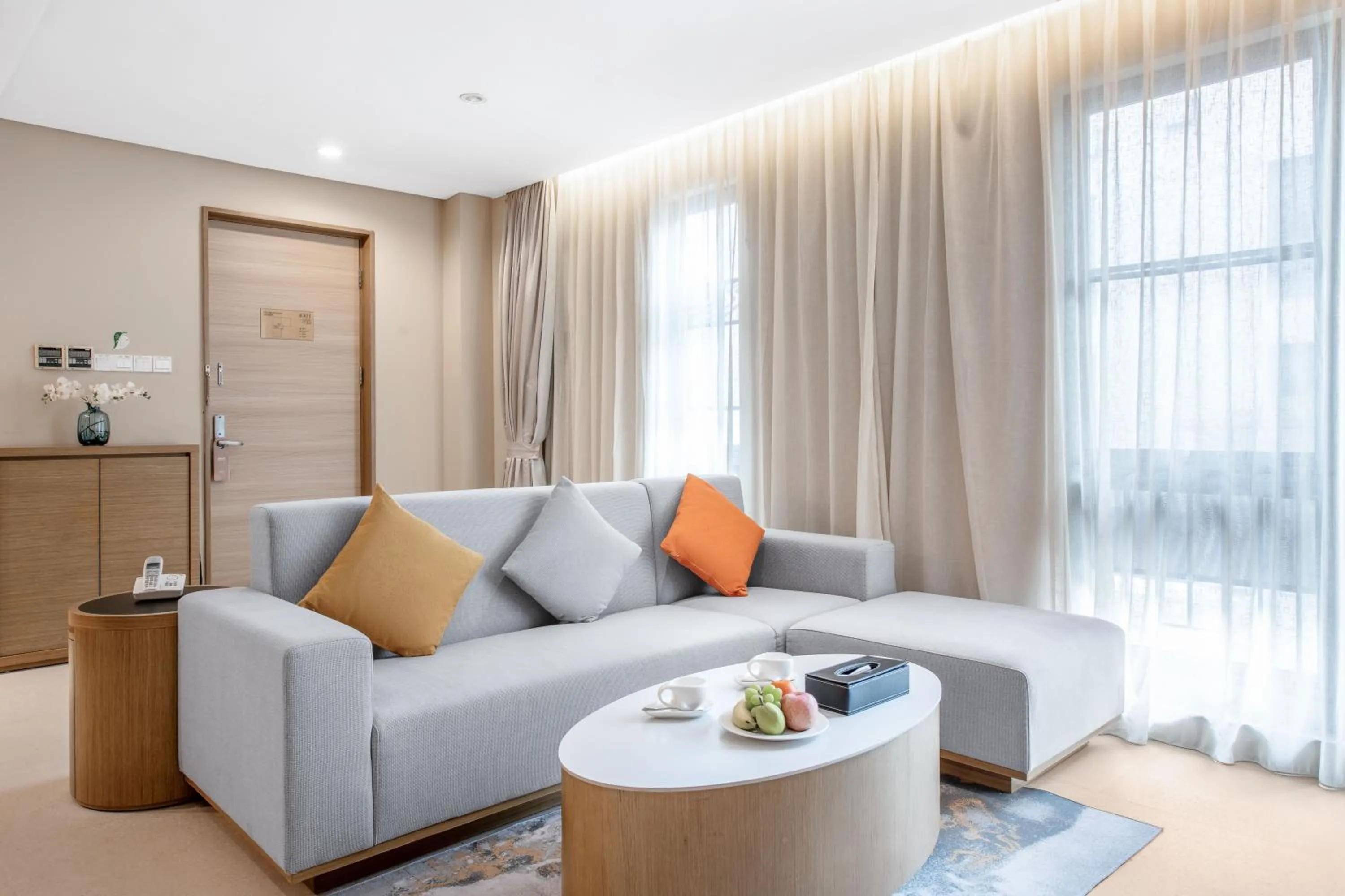 Living room in CM Serviced Apartment Shenzhen Hillside