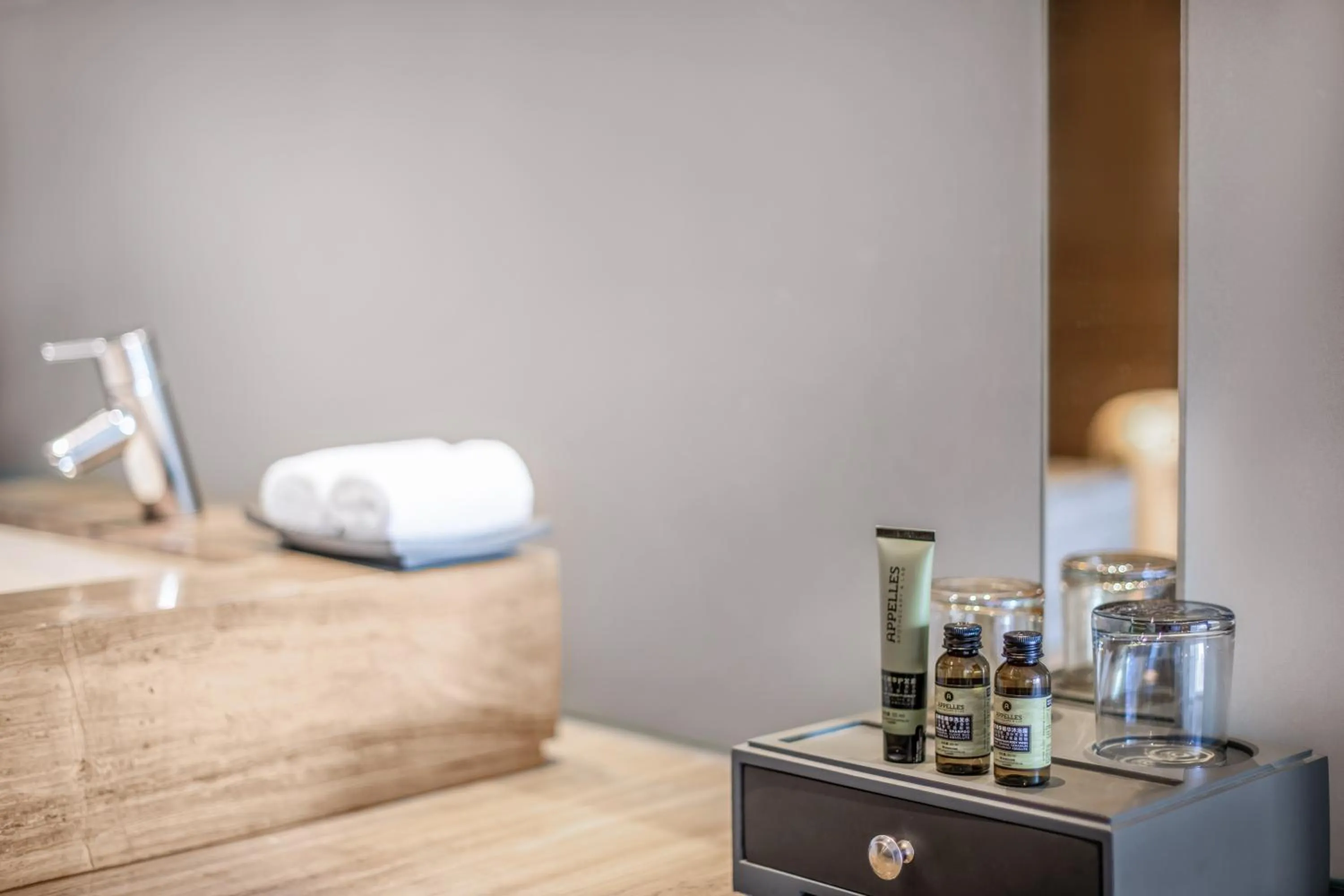 Seating area, Bed in CM Serviced Apartment Shenzhen Hillside