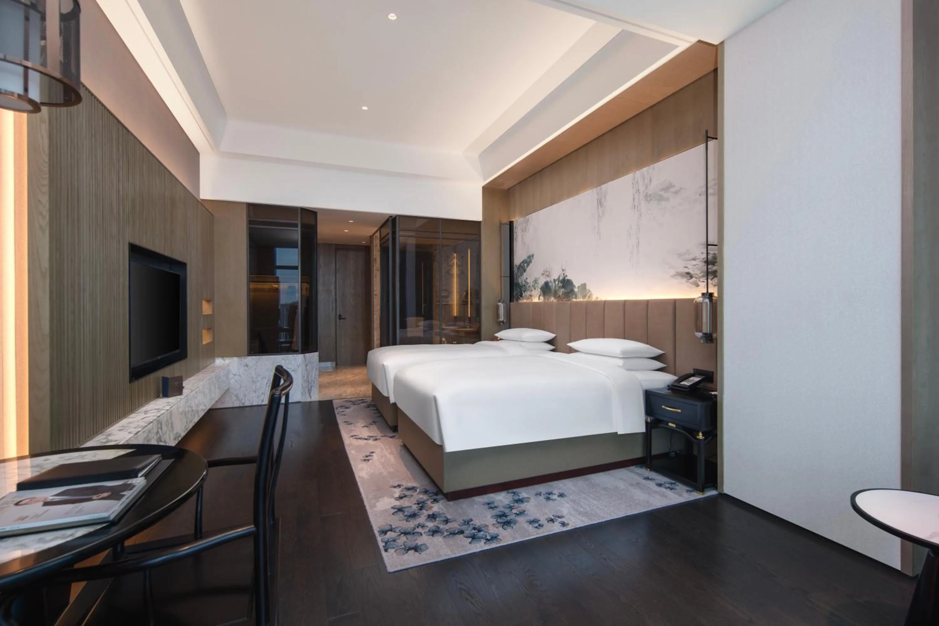 Photo of the whole room, Bed in Sofitel Hangzhou Yingguan-Olympic Center Hotel