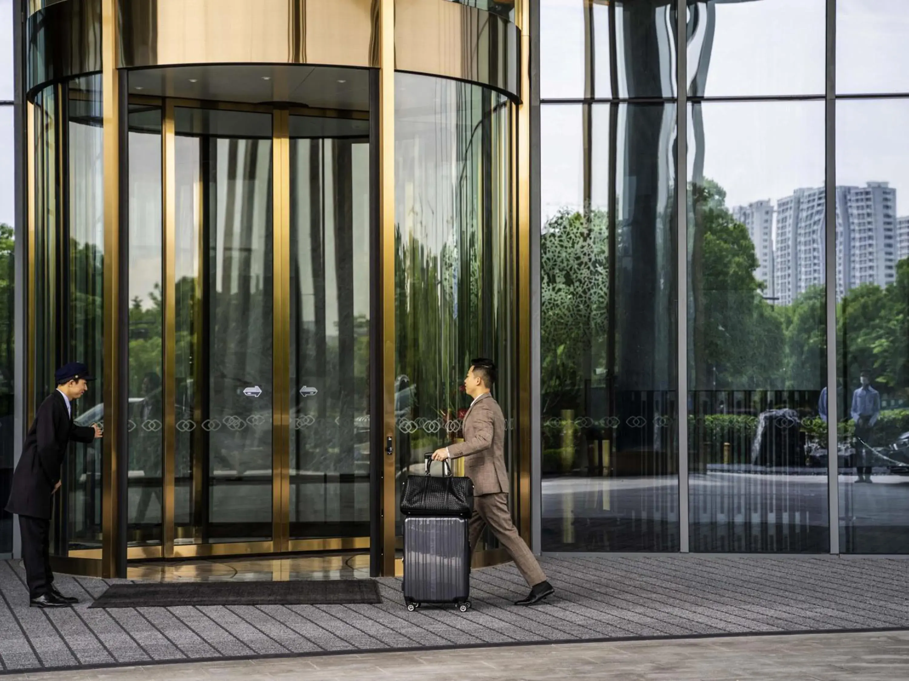 Property building in Sofitel Hangzhou Yingguan-Olympic Center Hotel Property building in Sofitel Hangzhou Yingguan-Olympic Center Hotel