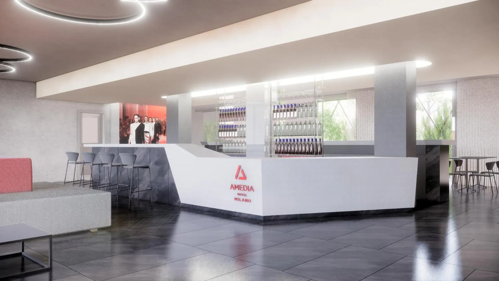 Lobby or reception in Amedia Hotel Milan, Trademark Collection by Wyndham