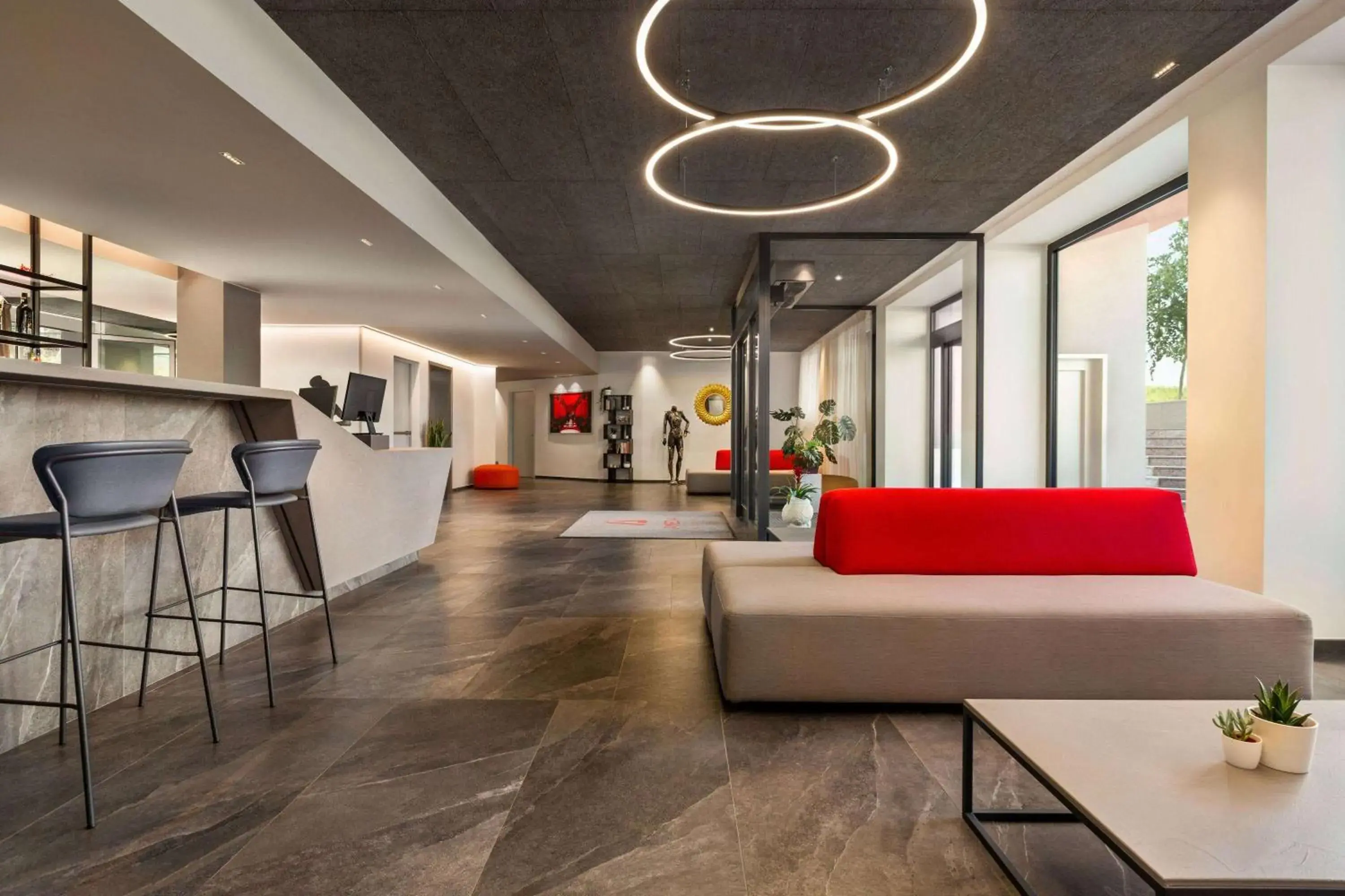 Lobby or reception in Amedia Hotel Milan, Trademark Collection by Wyndham Lobby or reception in Amedia Hotel Milan, Trademark Collection by Wyndham