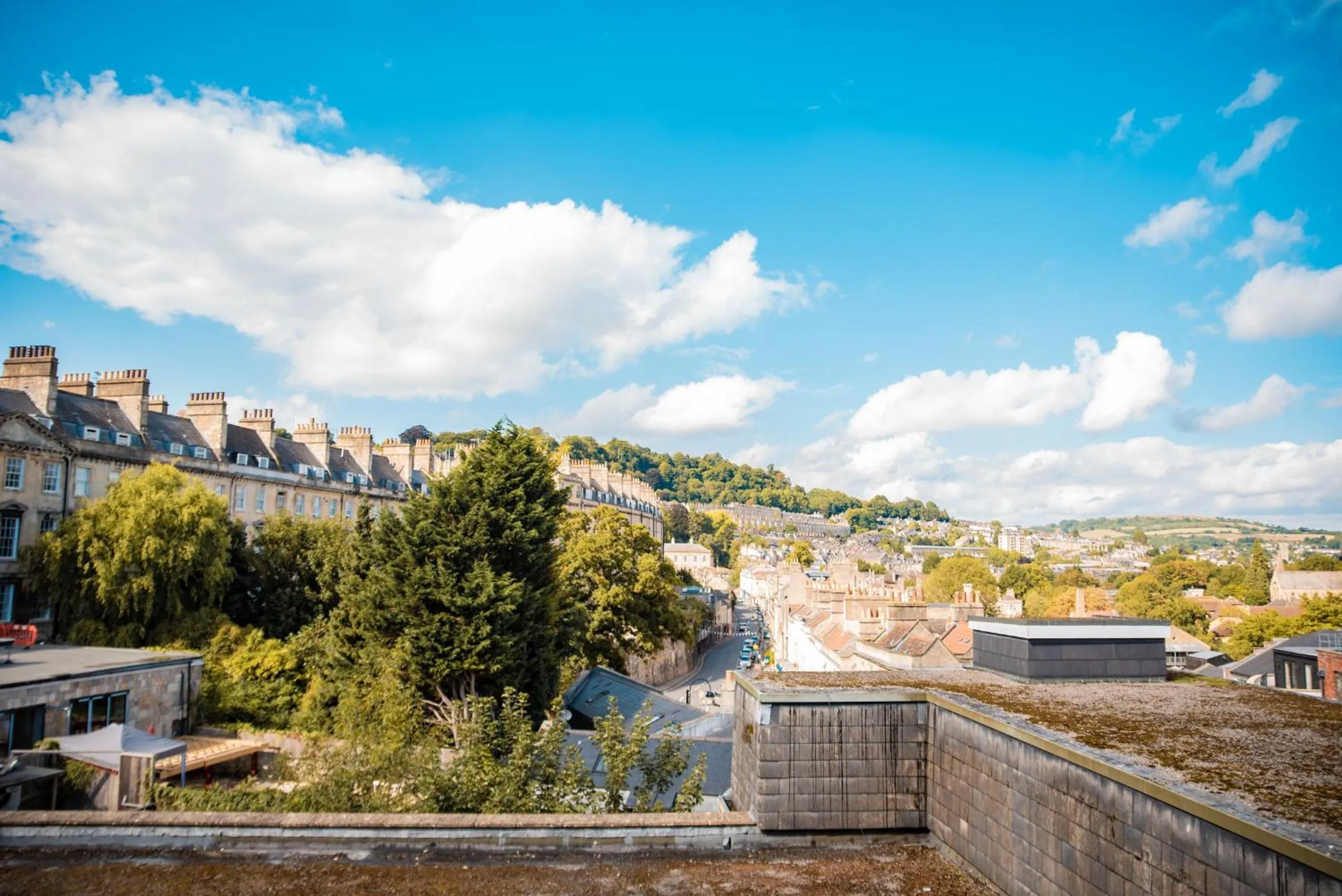 City view in Bath YMCA Hostel