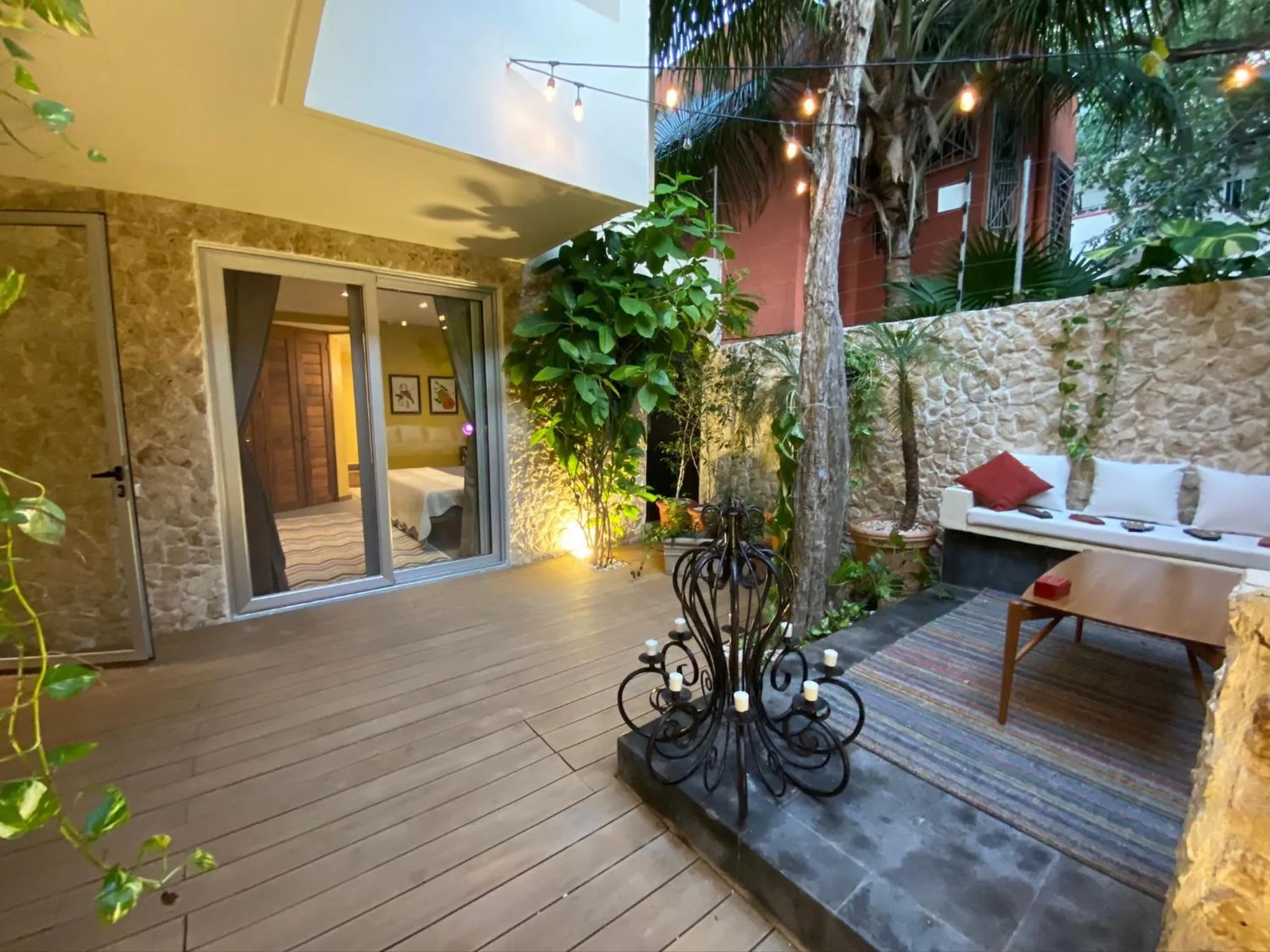 Patio in Casarte Boutique Hotel