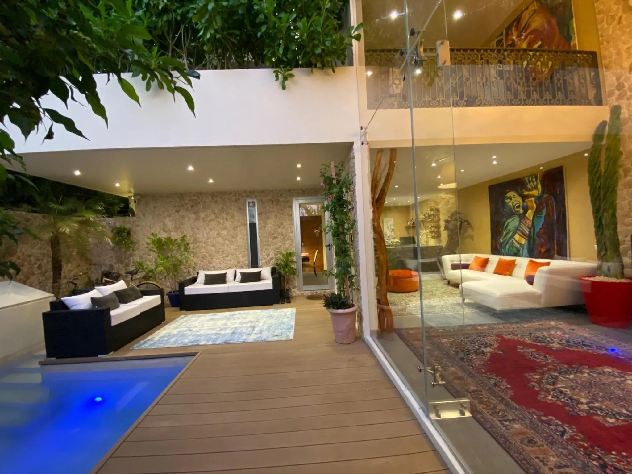 Patio in Casarte Boutique Hotel