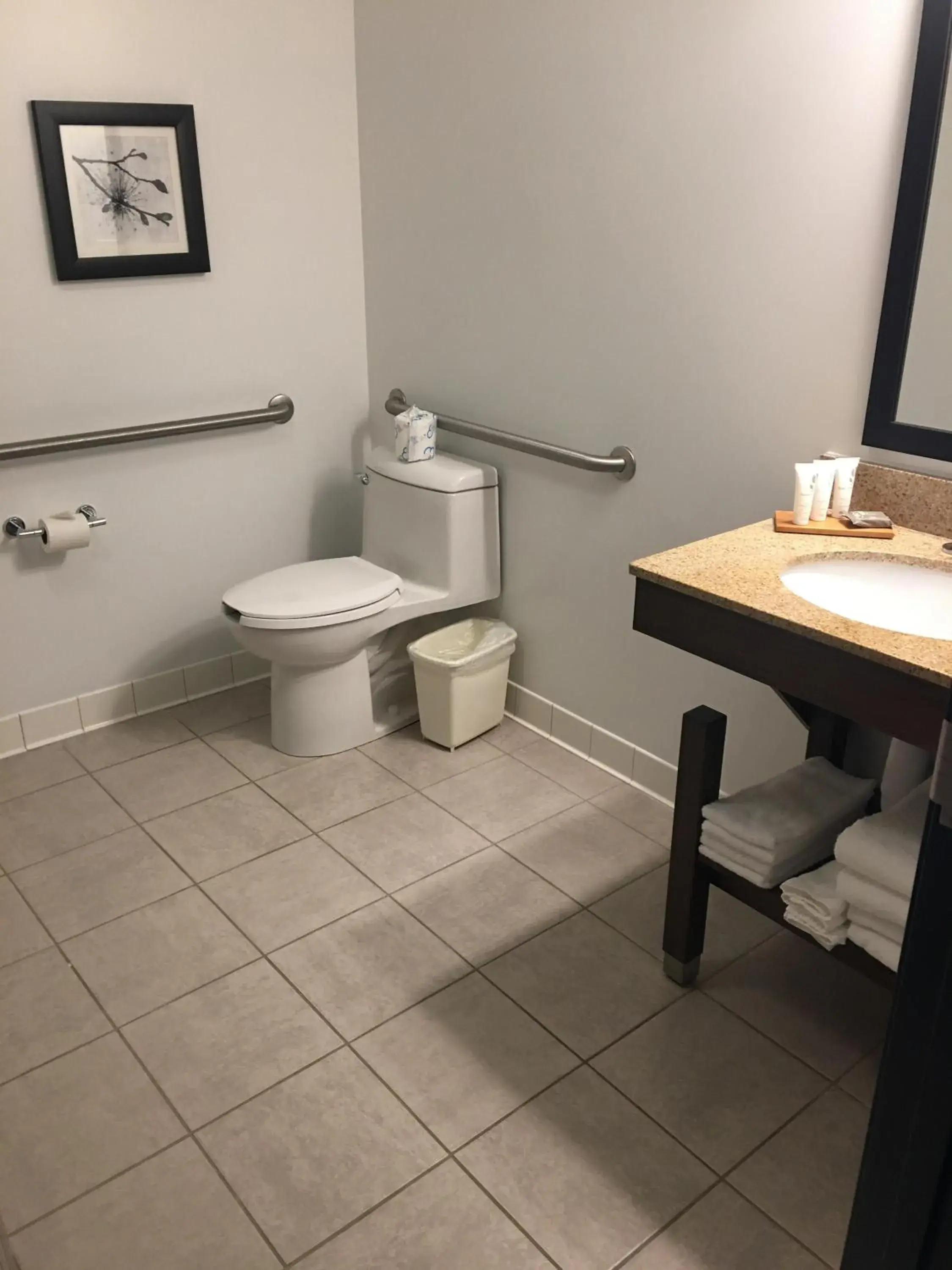 Studio Suite with Roll-In Shower in Country Inn & Suites by Radisson, Grand Rapids East, MI Studio Suite with Roll-In Shower in Country Inn & Suites by Radisson, Grand Rapids East, MI