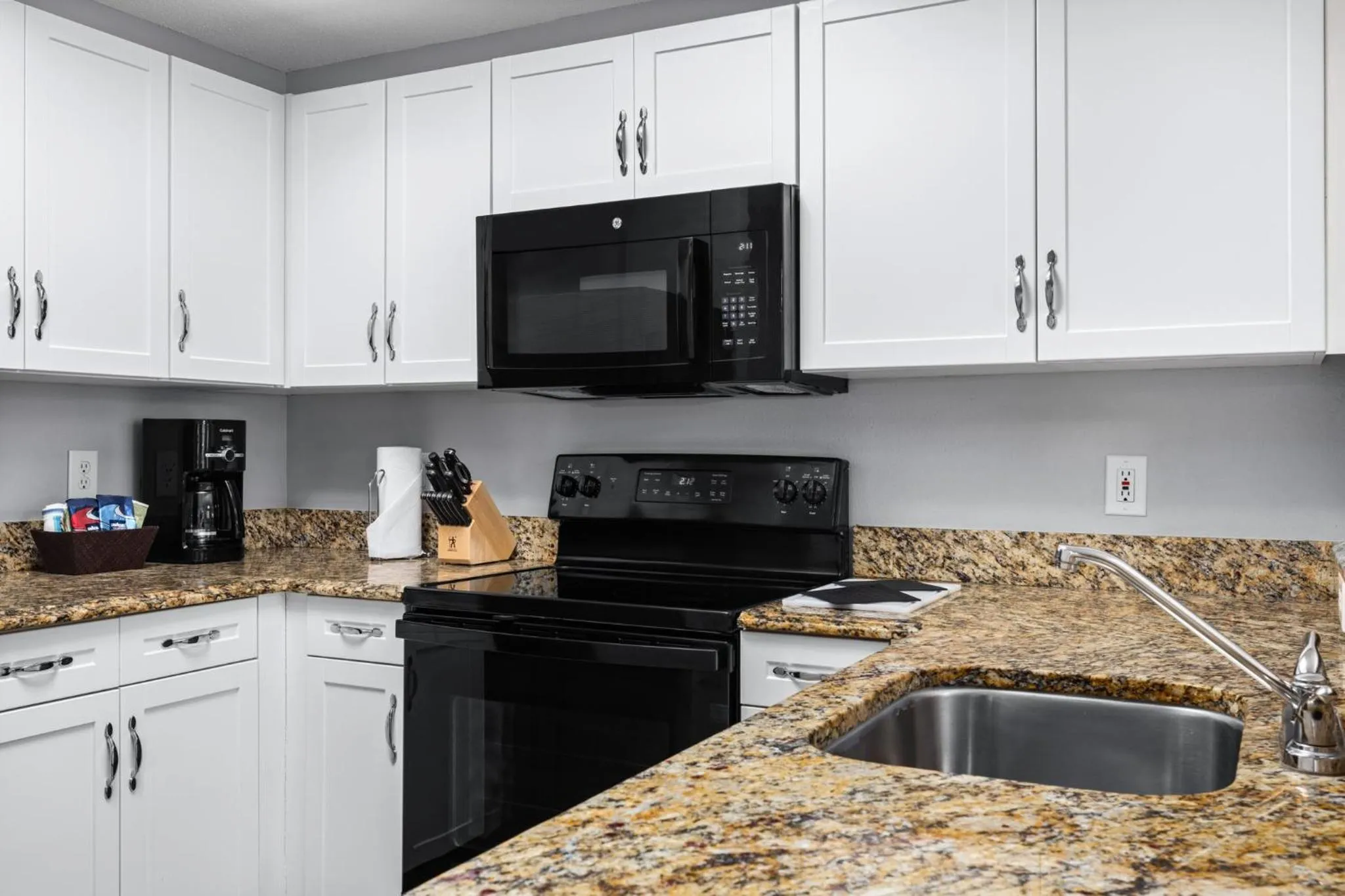 Communal kitchen in Club Wyndham at Majestic Sun