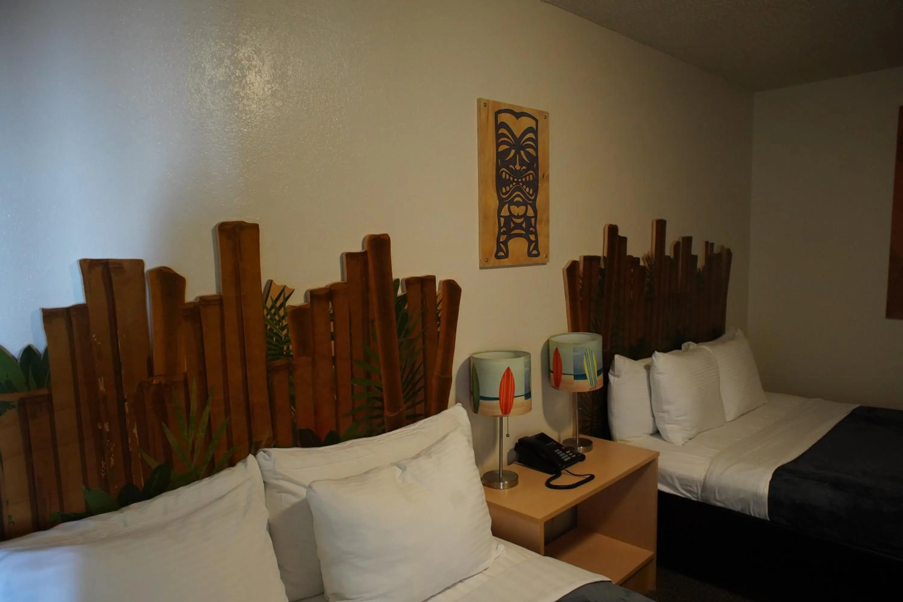 Bedroom in Huntington Surf Inn