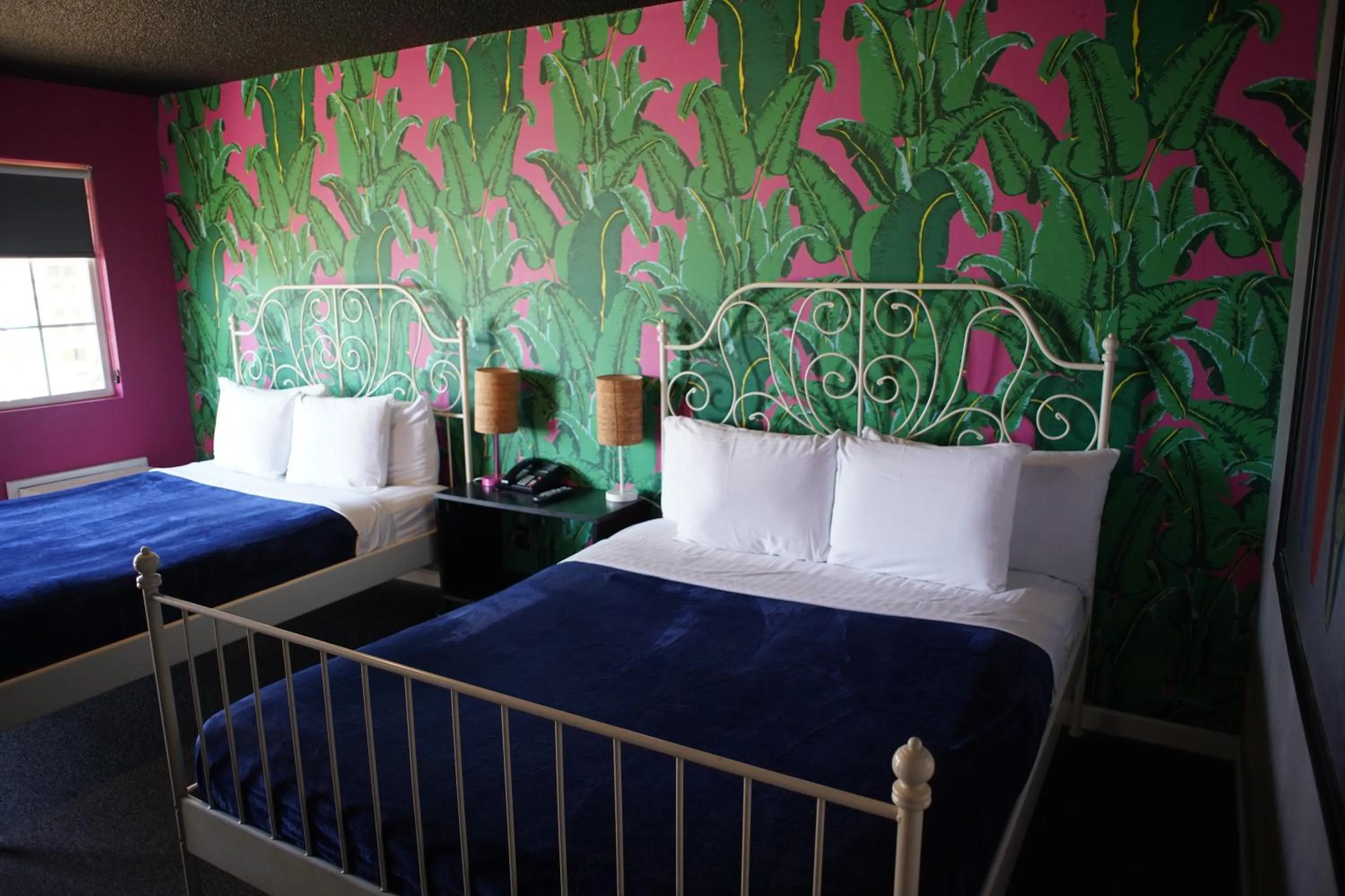 Bedroom in Huntington Surf Inn