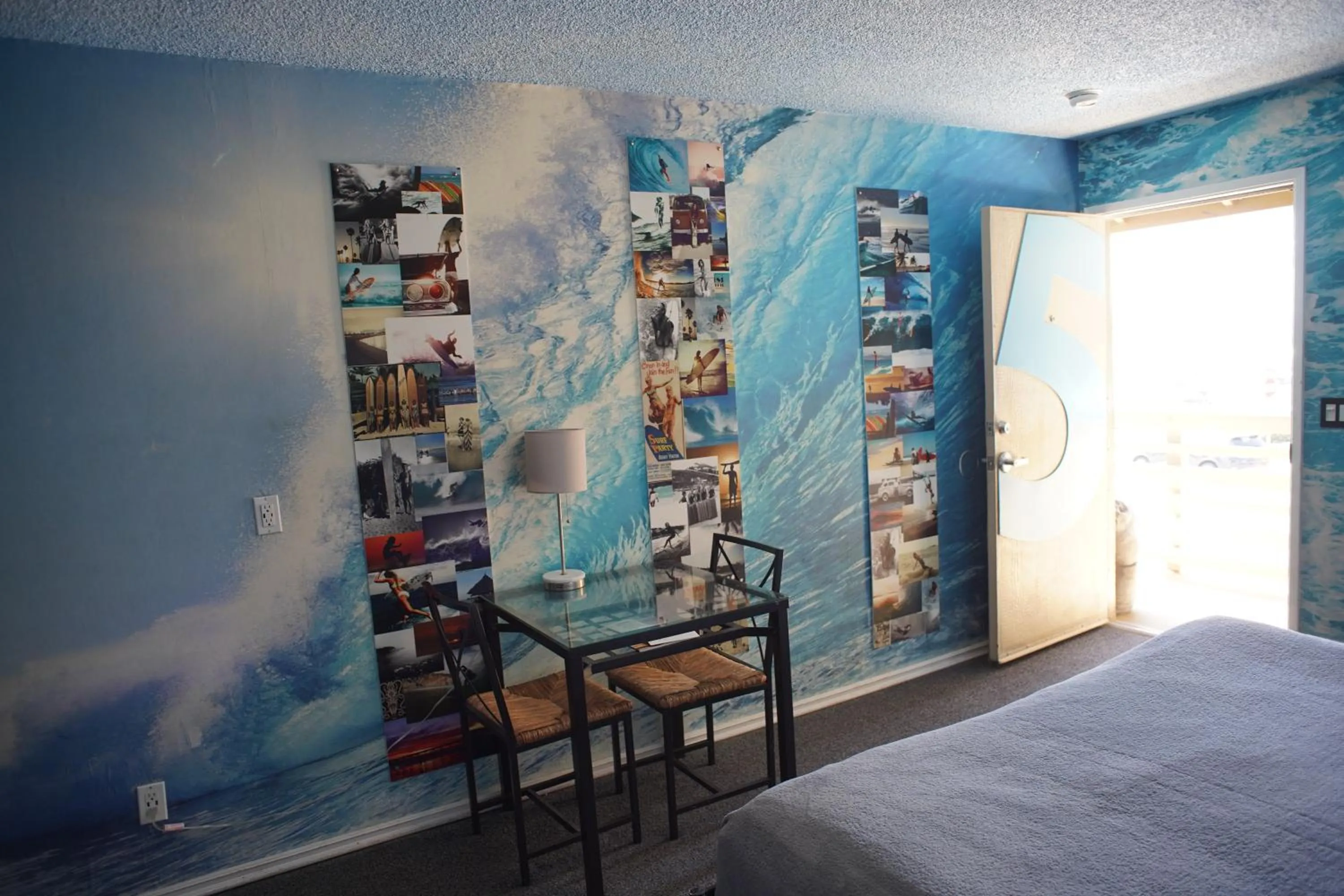 Decorative detail in Huntington Surf Inn