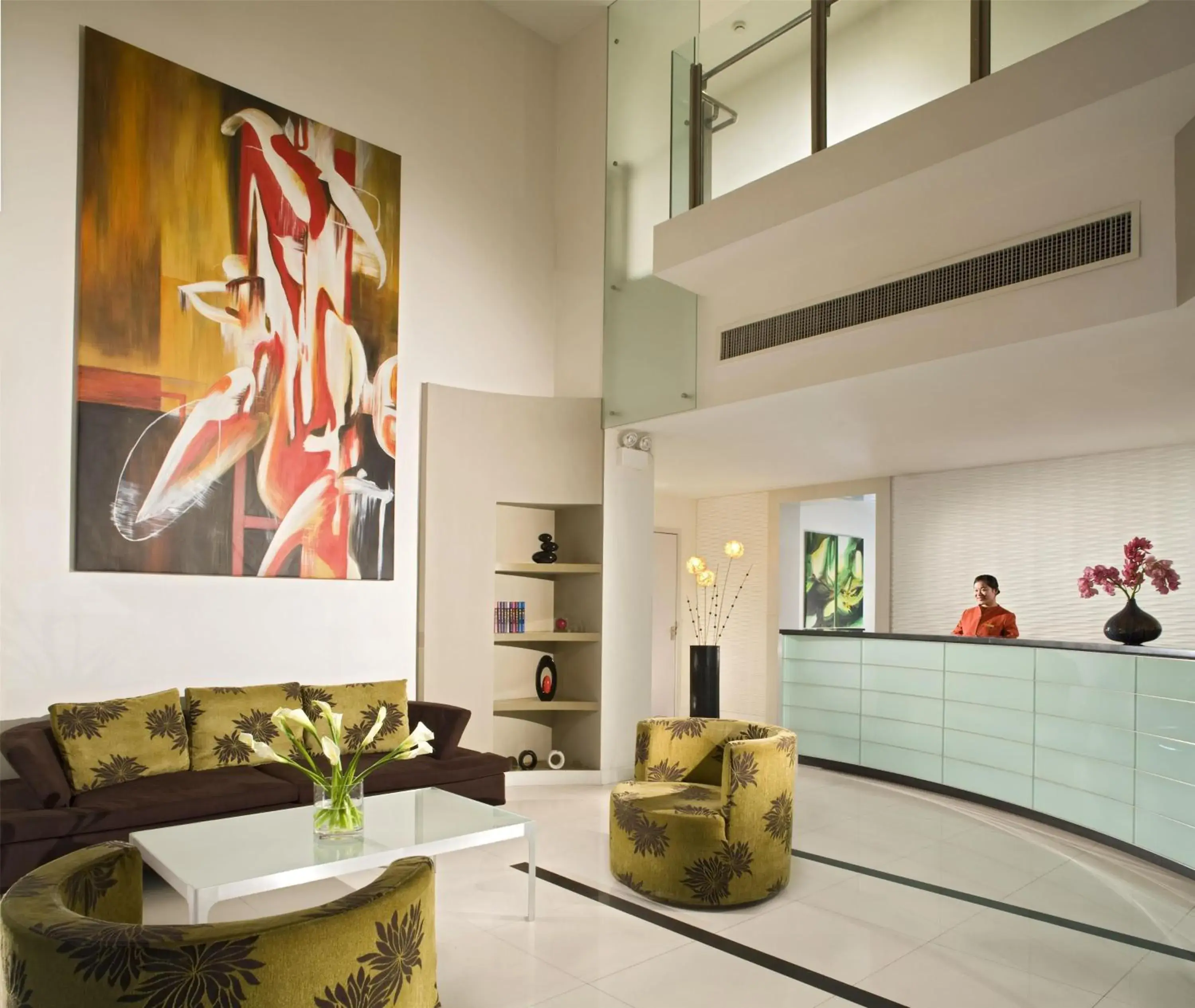 Lobby or reception in Citadines Xinghai Suzhou Lobby or reception in Citadines Xinghai Suzhou