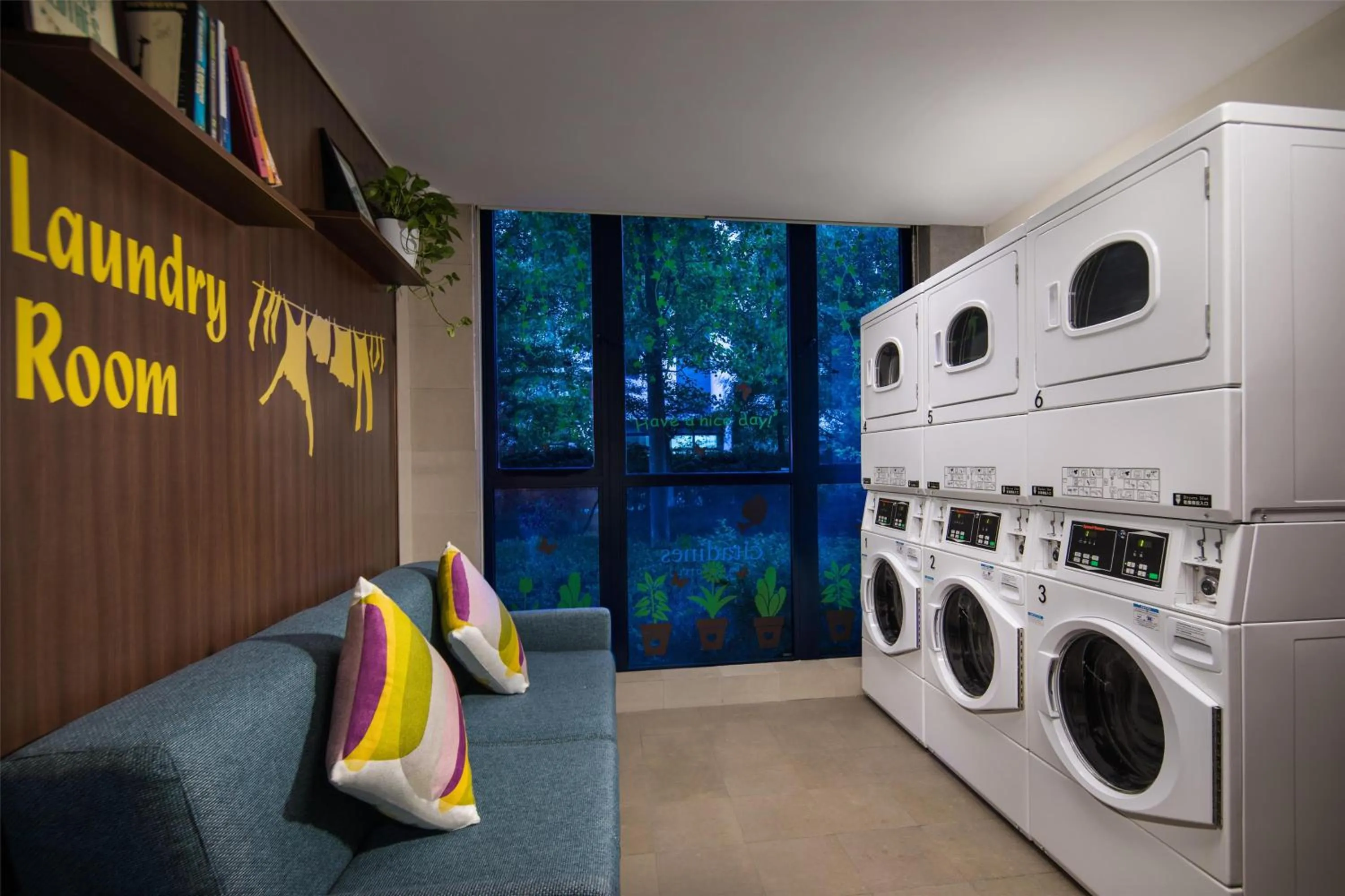 laundry in Citadines Xinghai Suzhou