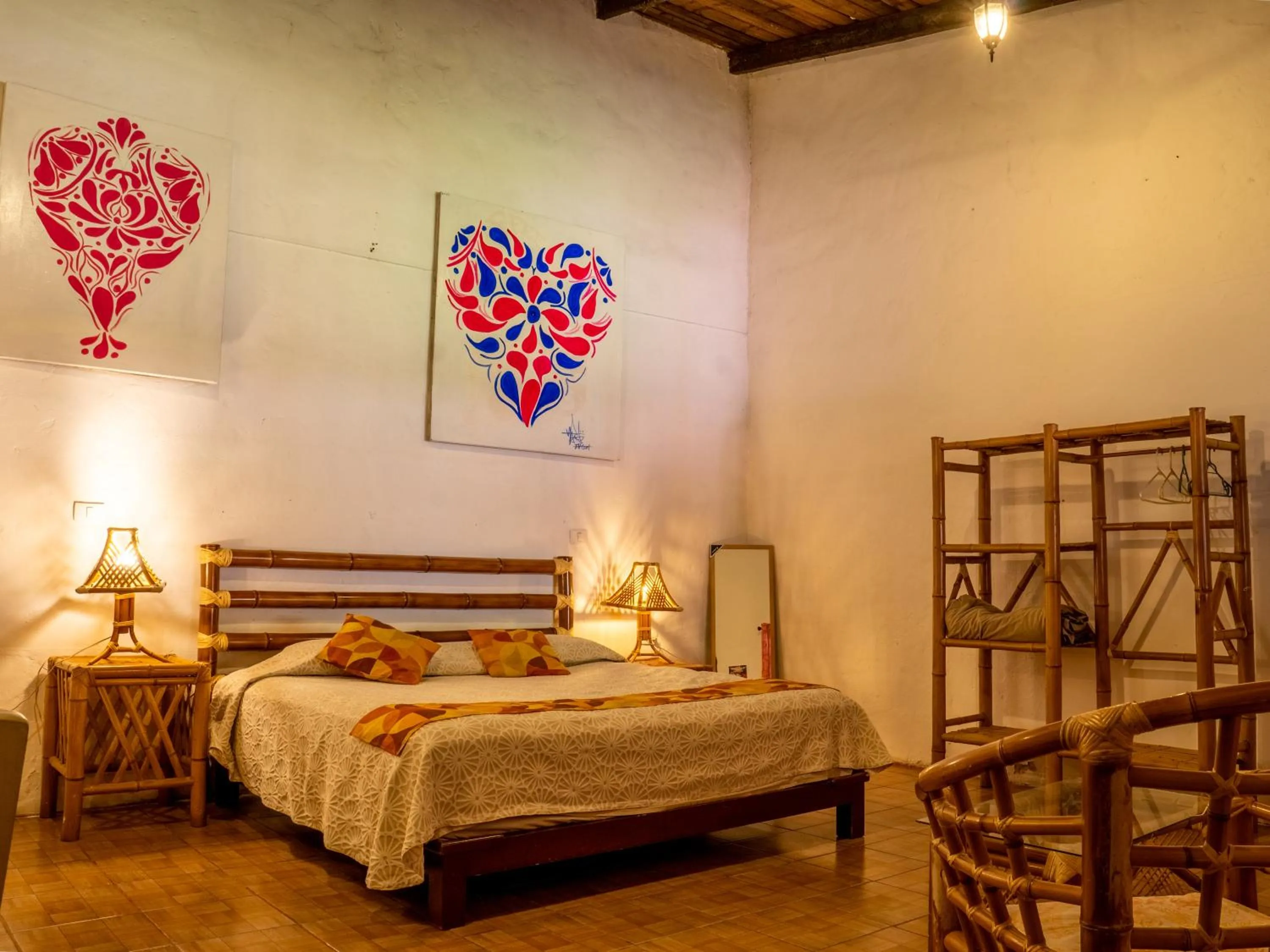 Bed in Hotel Hacienda San Bartolo