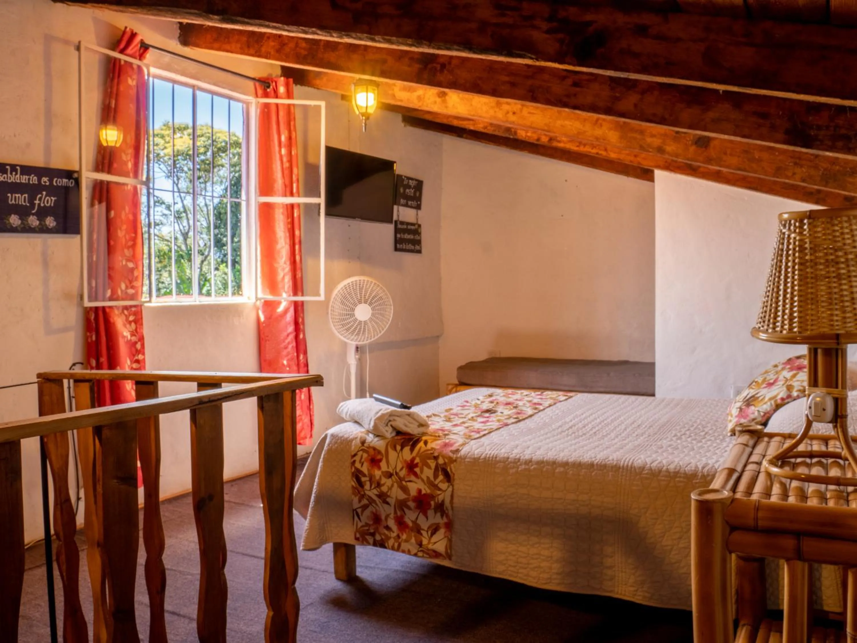 Bed in Hotel Hacienda San Bartolo