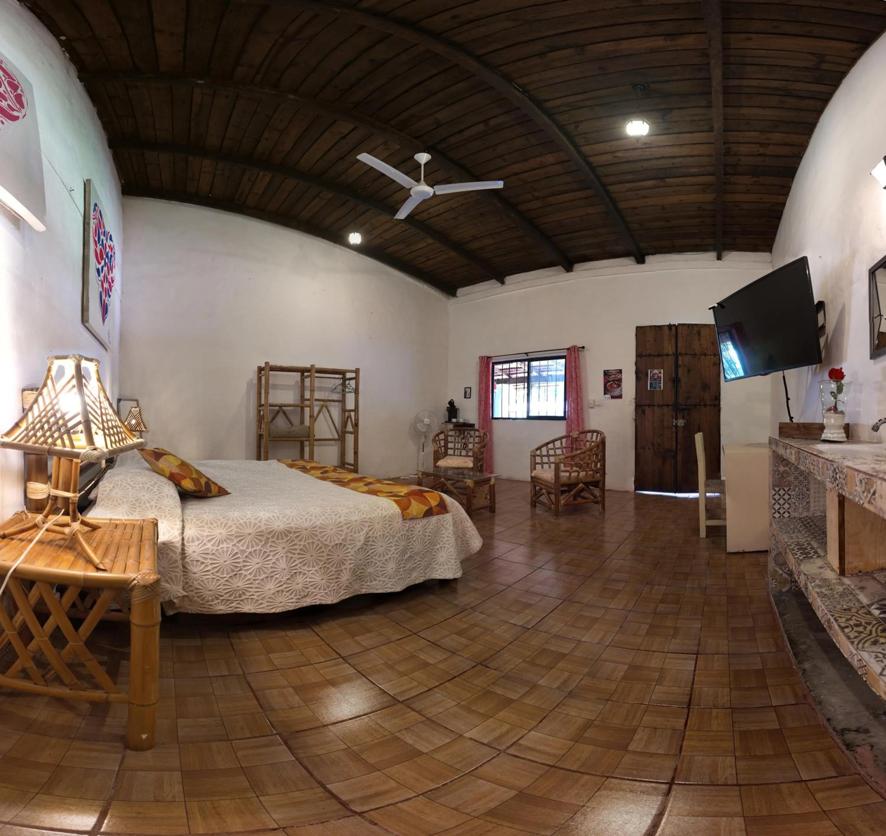 Bed in Hotel Hacienda San Bartolo
