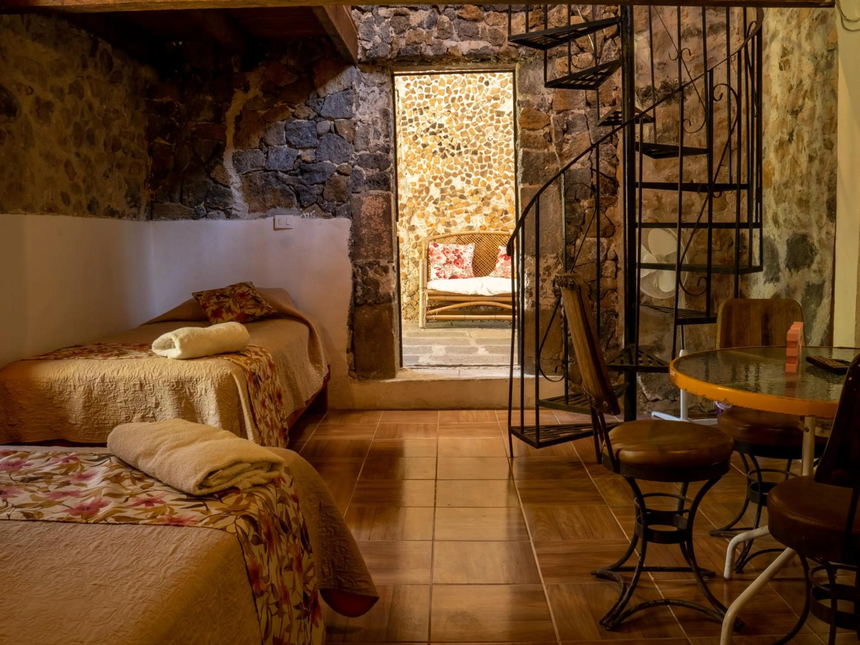 Bed in Hotel Hacienda San Bartolo