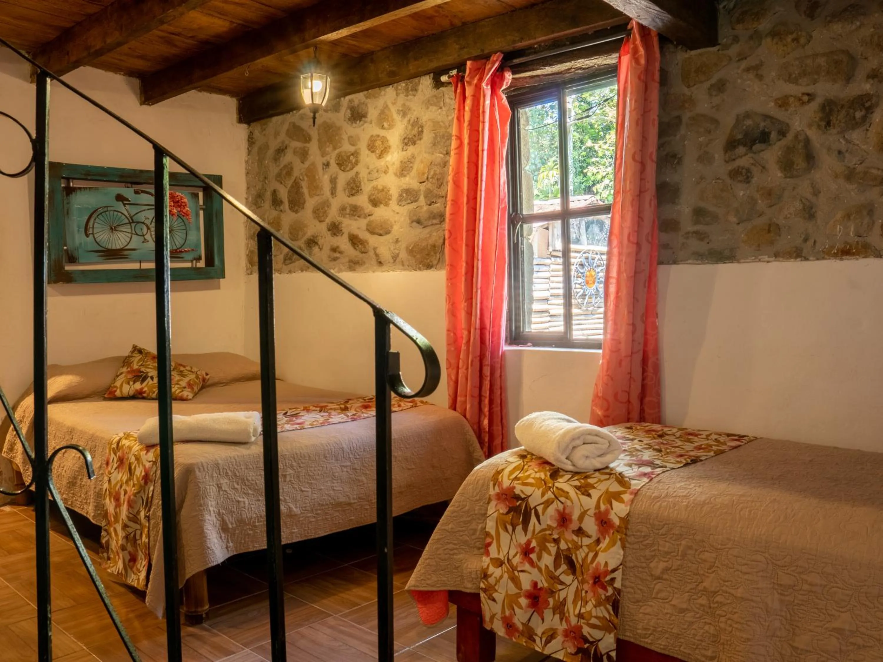 Bed in Hotel Hacienda San Bartolo