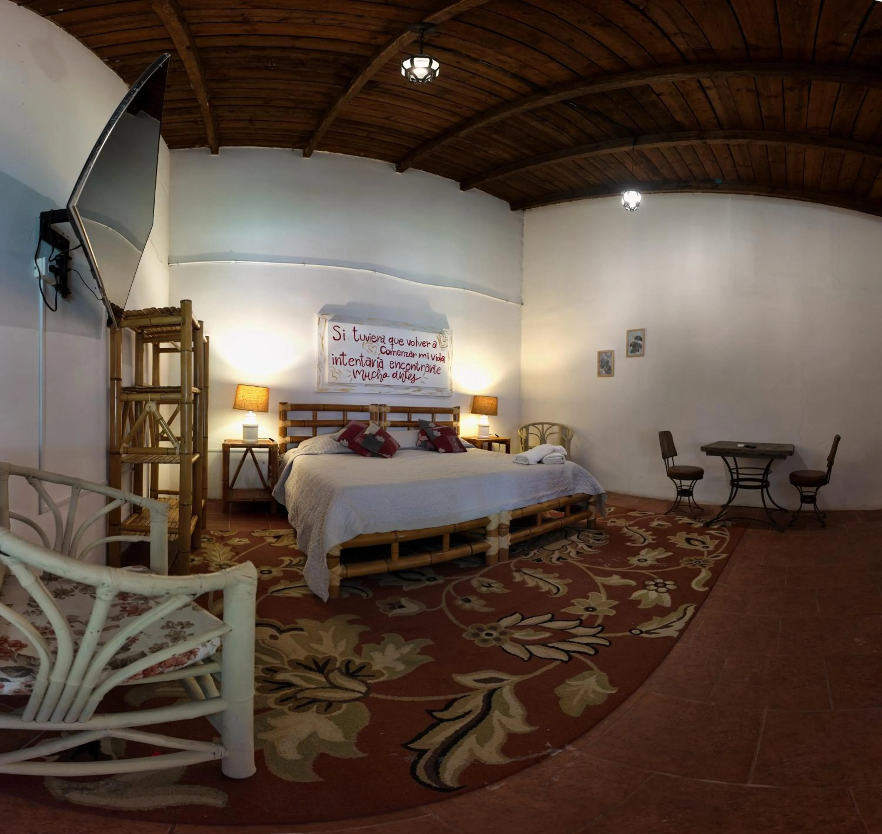 Bed in Hotel Hacienda San Bartolo