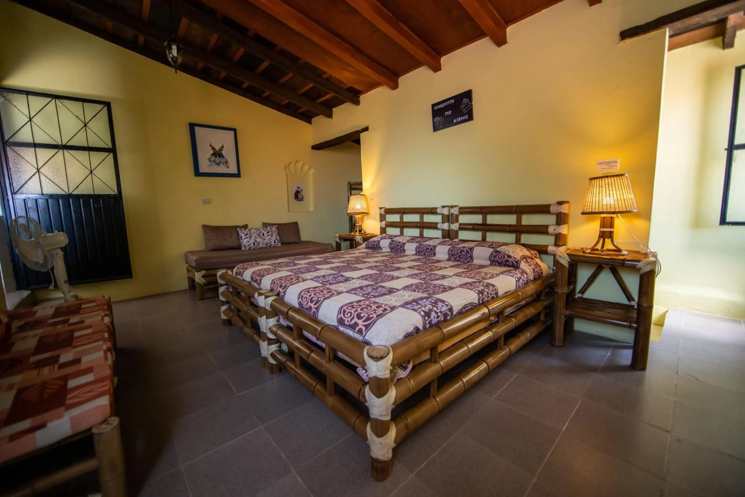 Bed in Hotel Hacienda San Bartolo