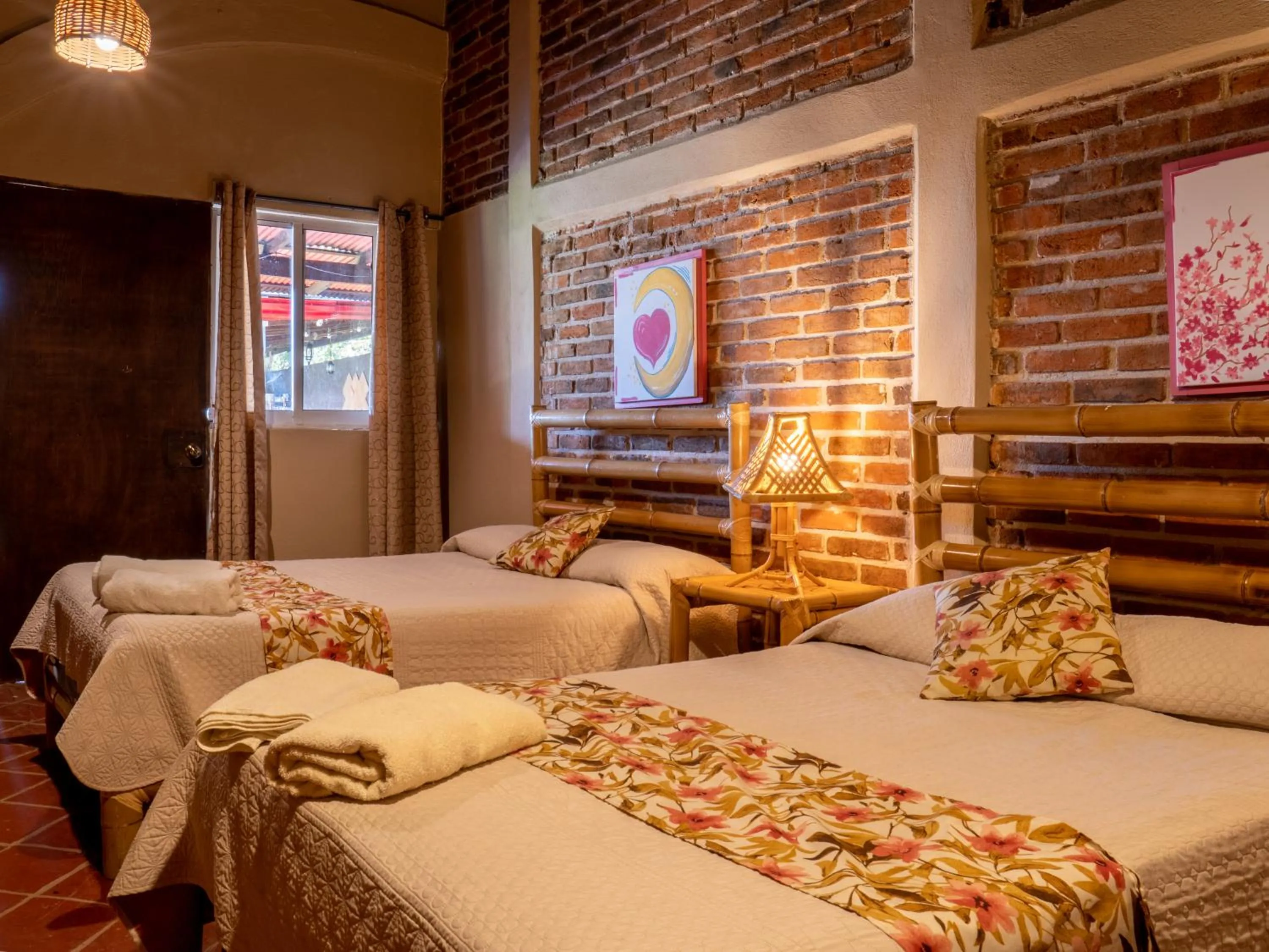 Bed in Hotel Hacienda San Bartolo