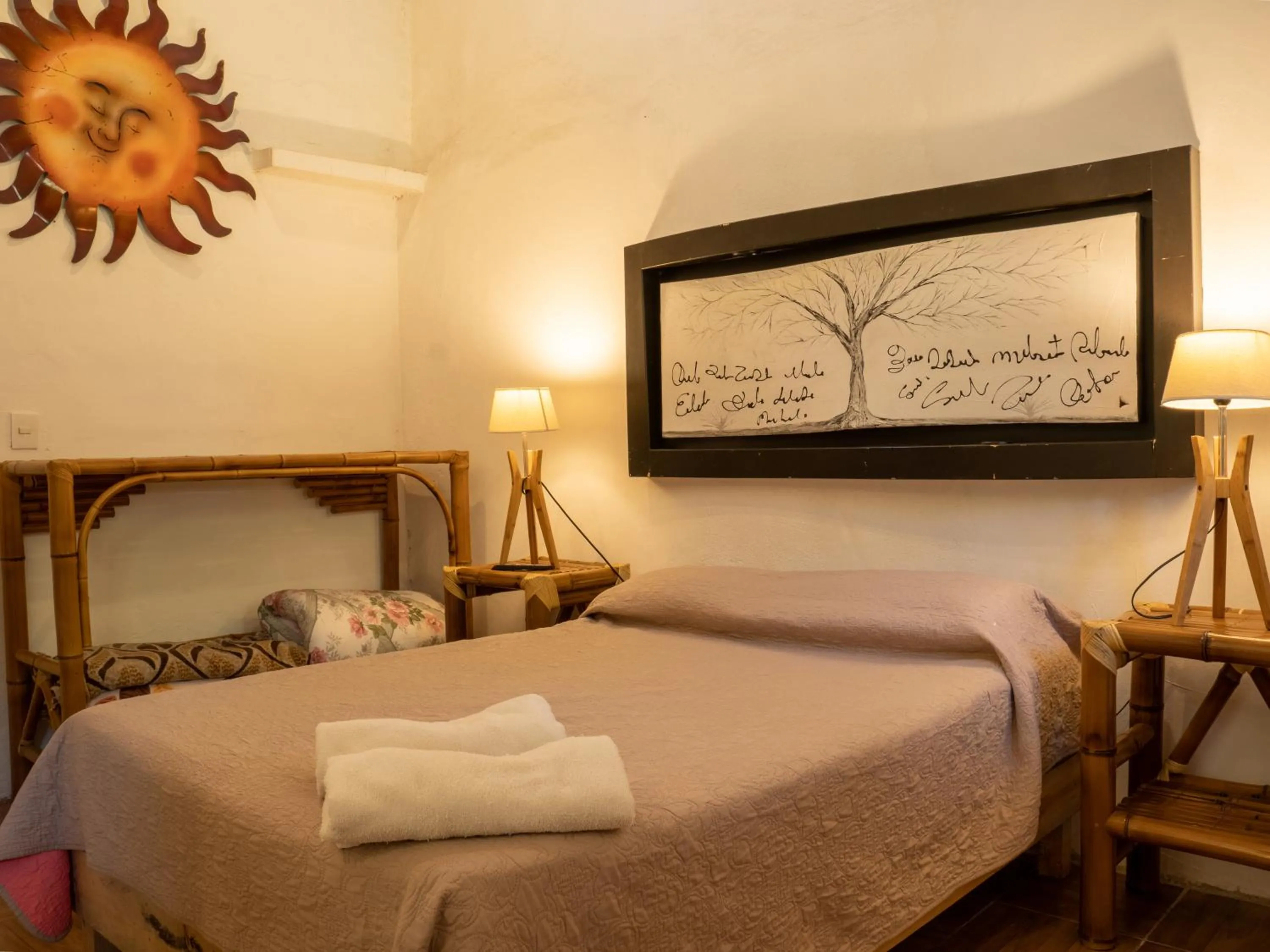 Bed in Hotel Hacienda San Bartolo