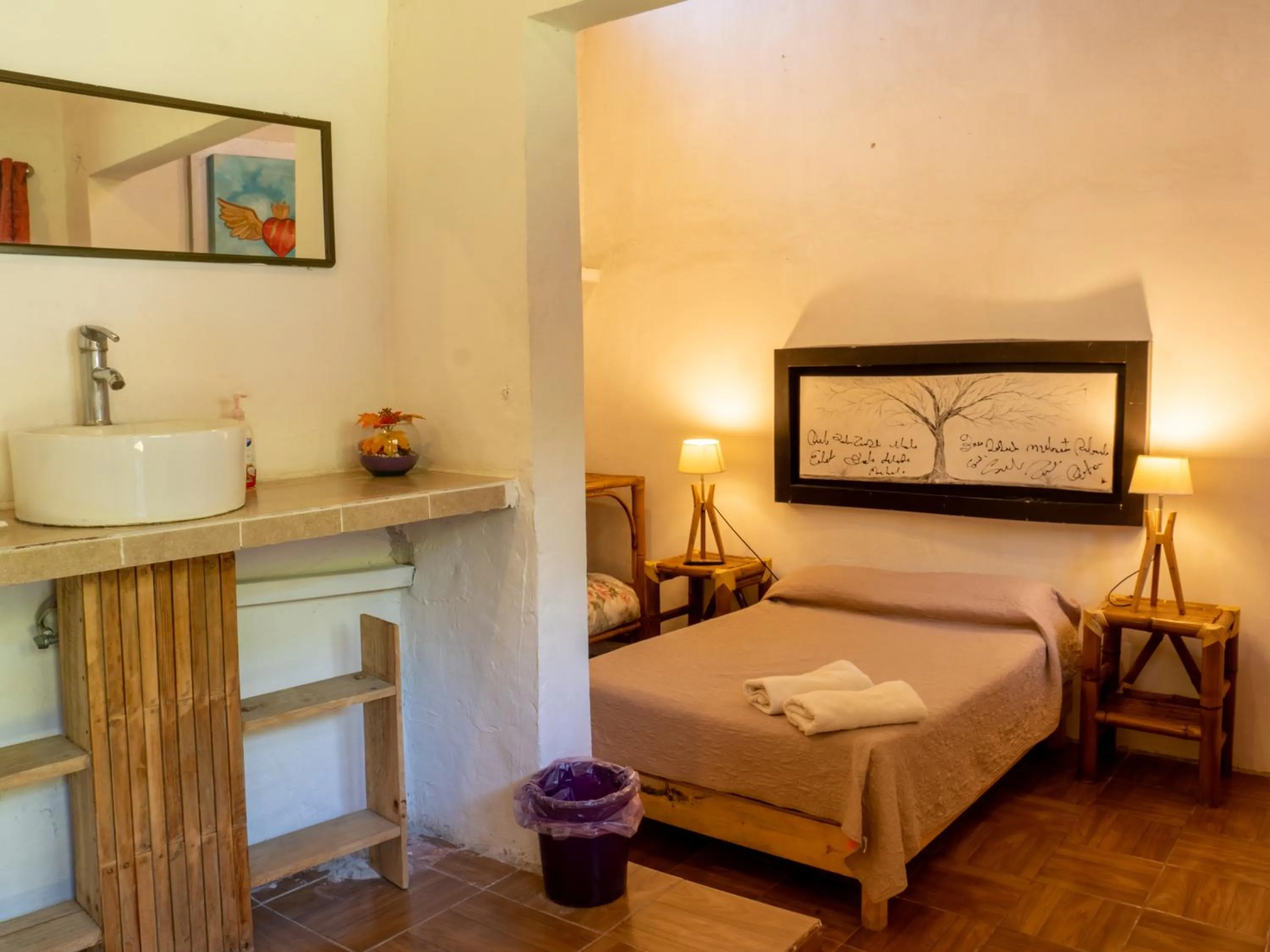 Bed in Hotel Hacienda San Bartolo