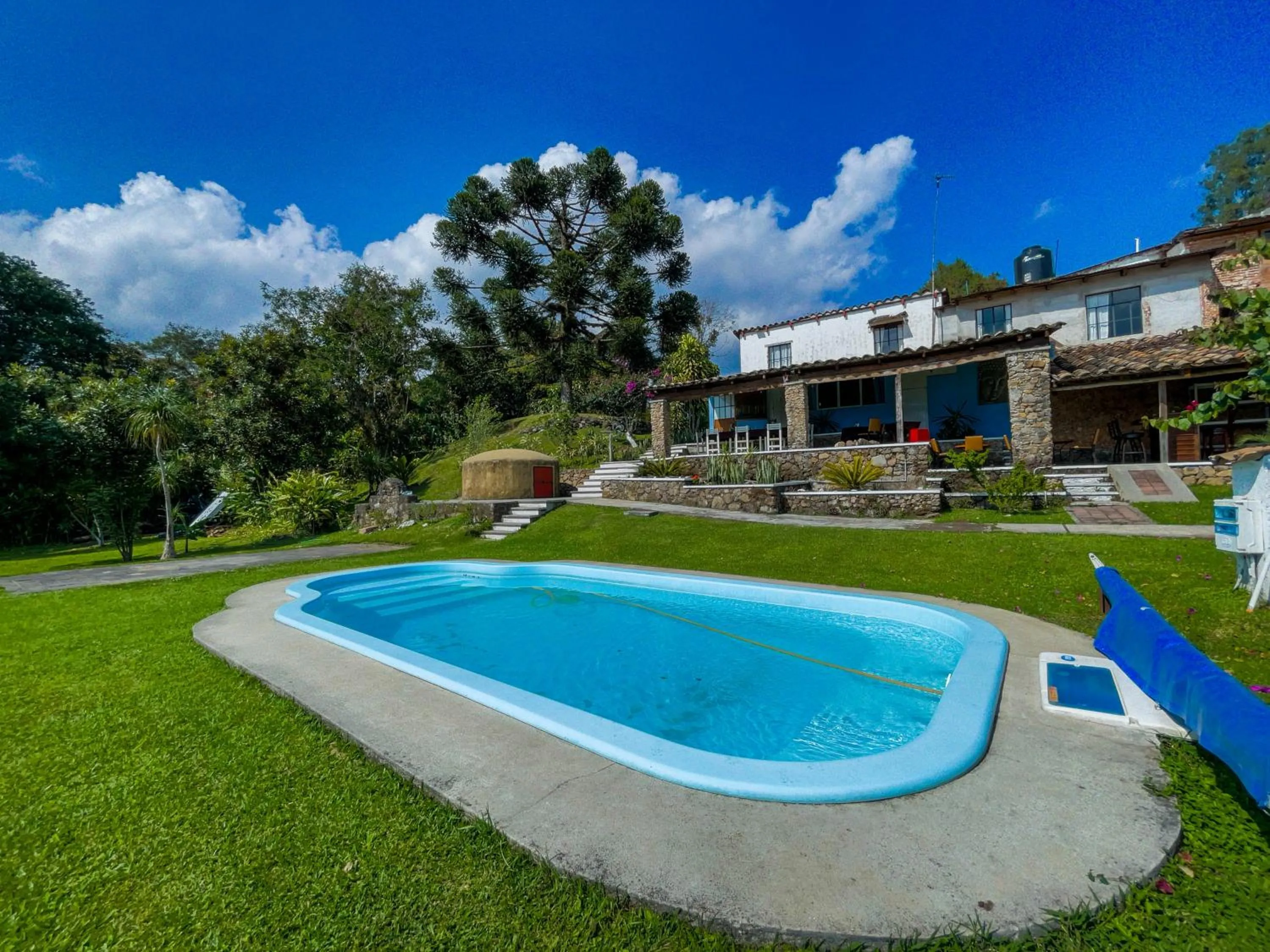 Swimming pool in Hotel Hacienda San Bartolo