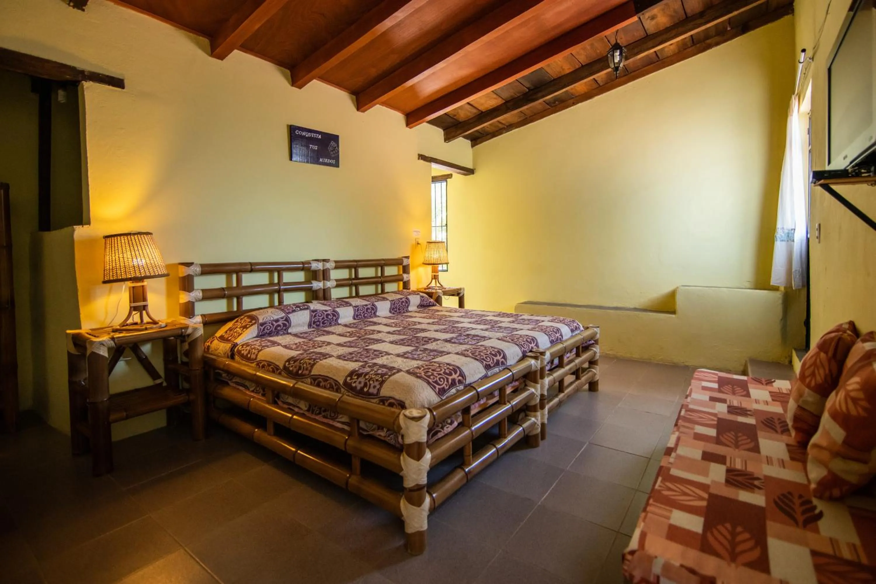 Bed in Hotel Hacienda San Bartolo
