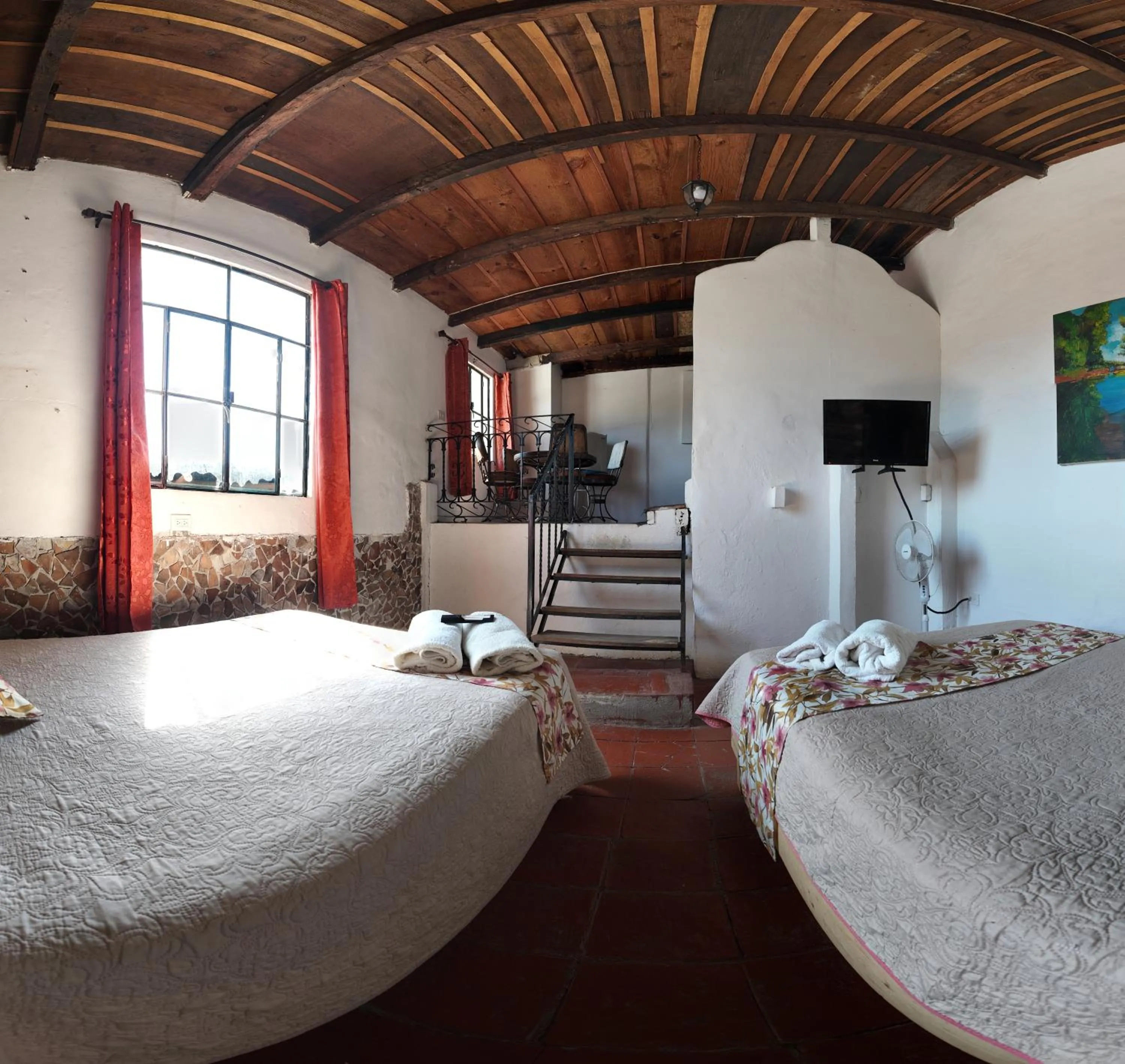 Bed in Hotel Hacienda San Bartolo