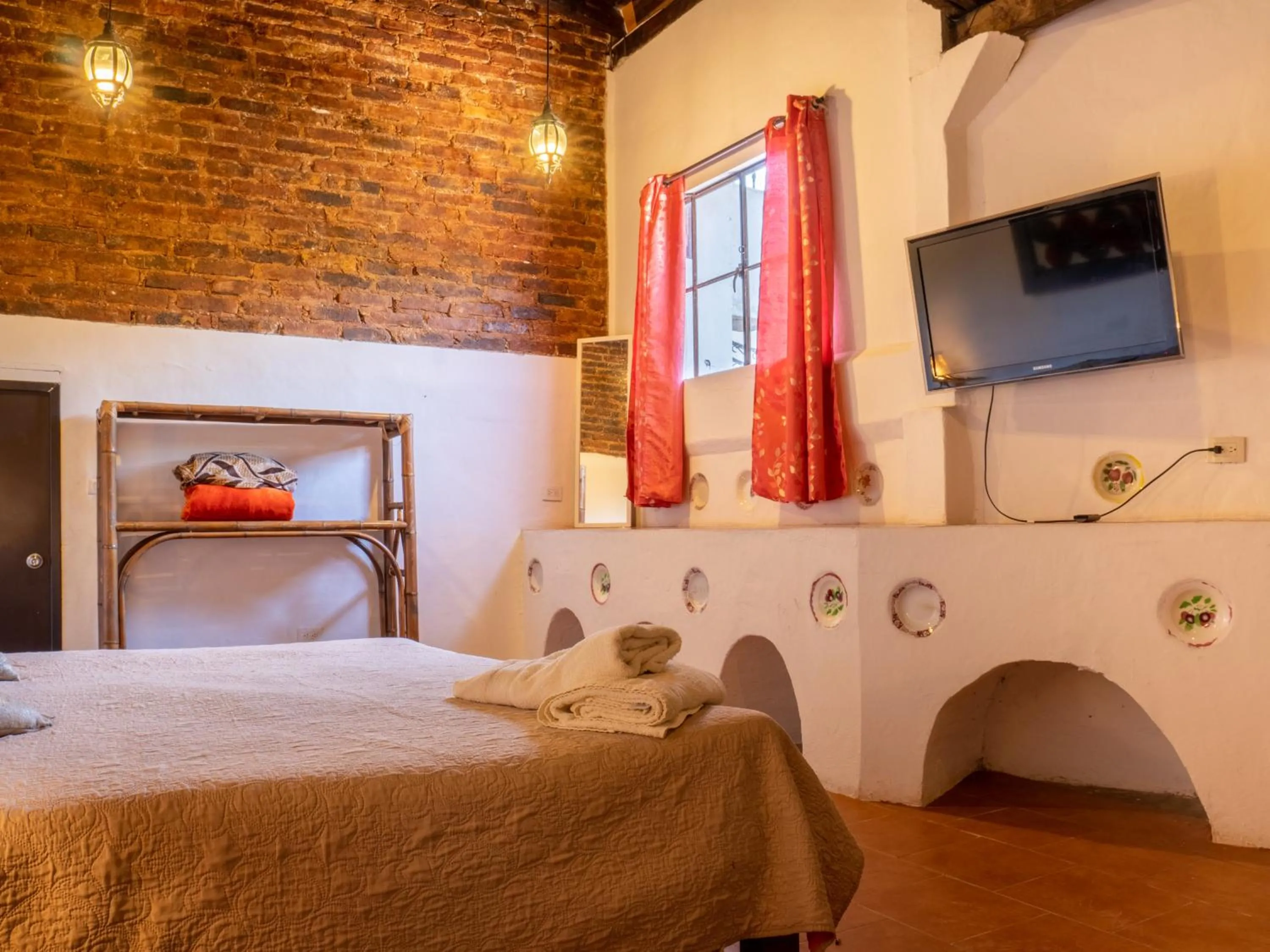 Bed in Hotel Hacienda San Bartolo