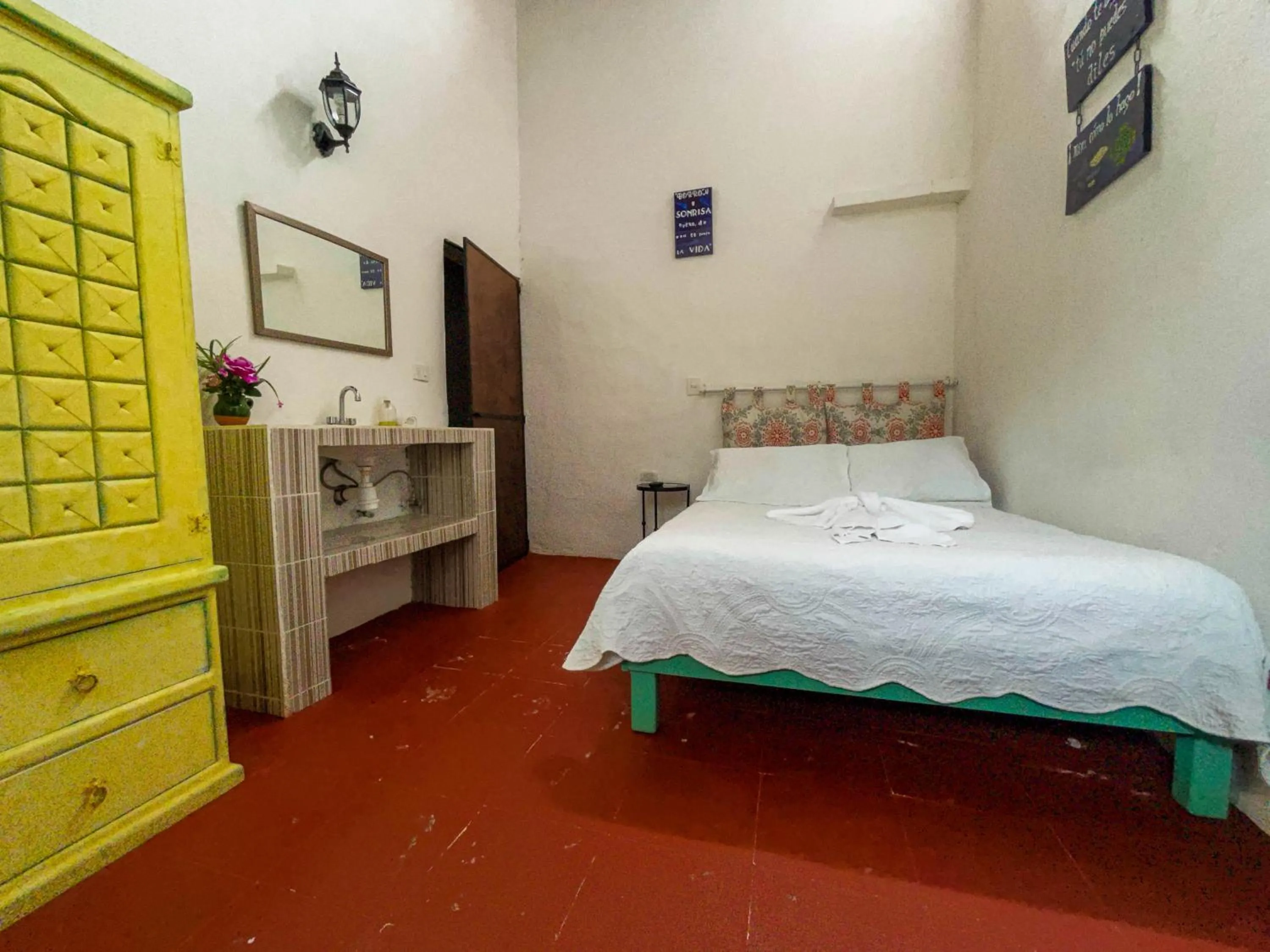 Bed in Hotel Hacienda San Bartolo