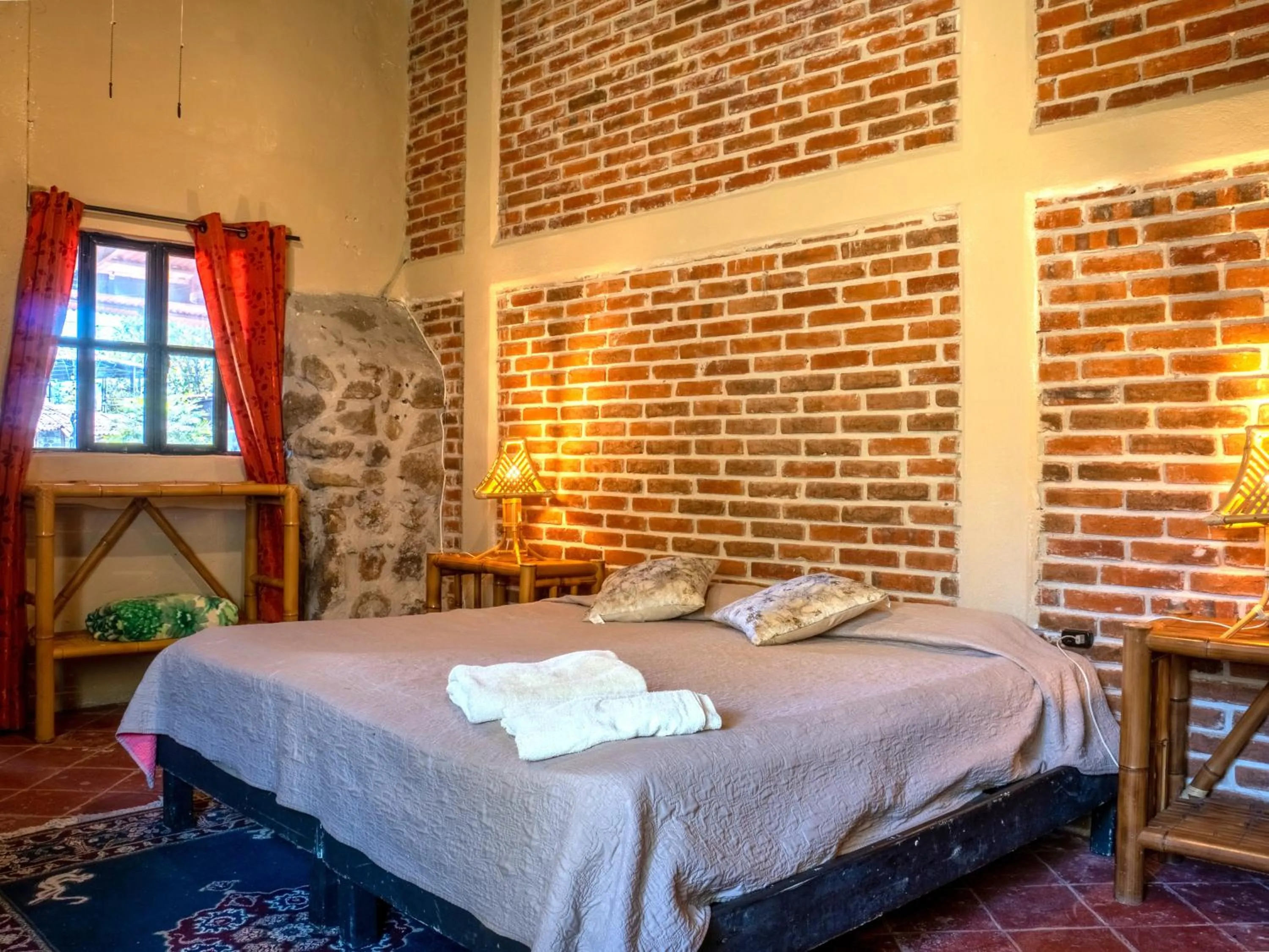 Bed in Hotel Hacienda San Bartolo