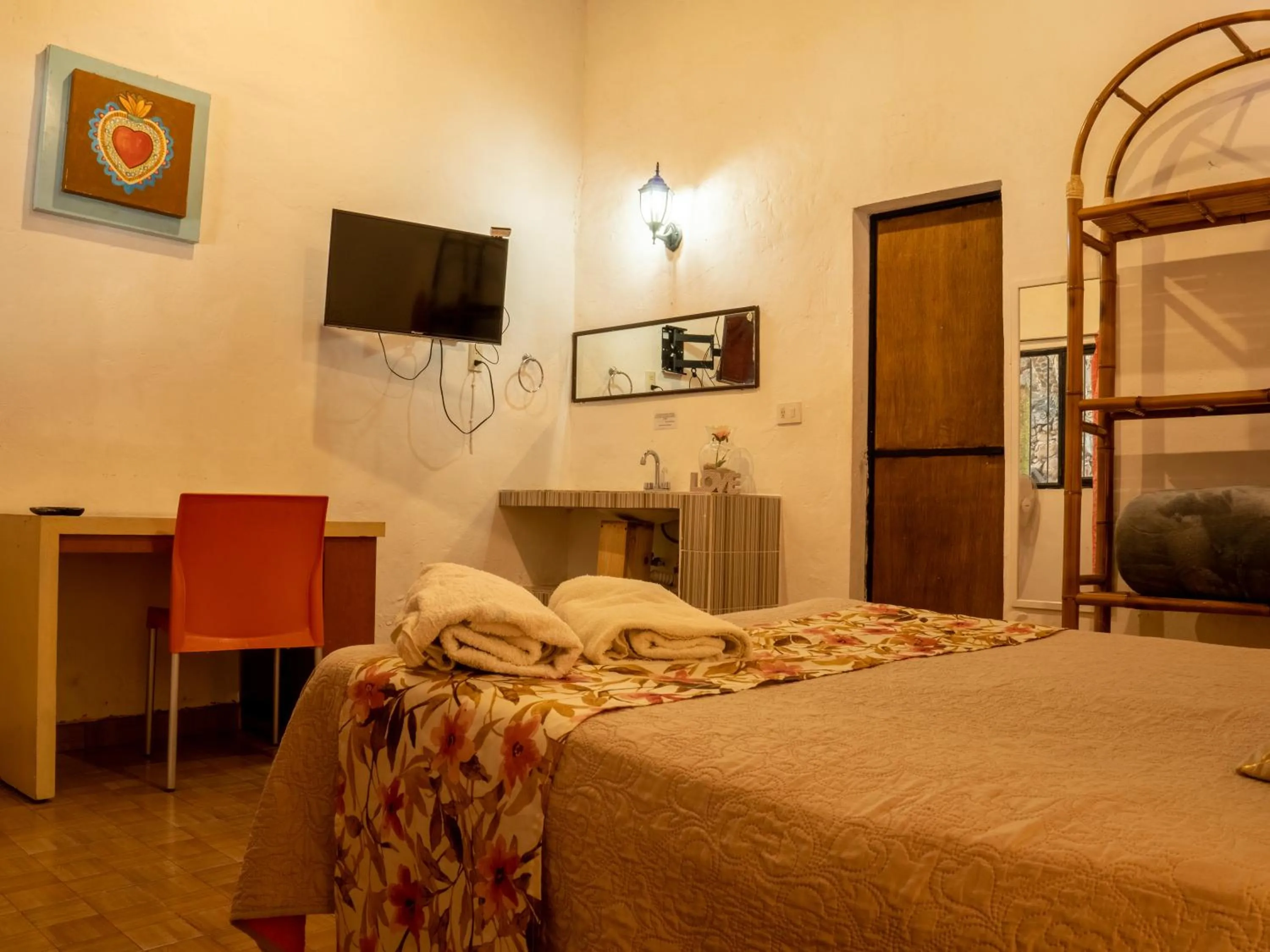 Bed in Hotel Hacienda San Bartolo