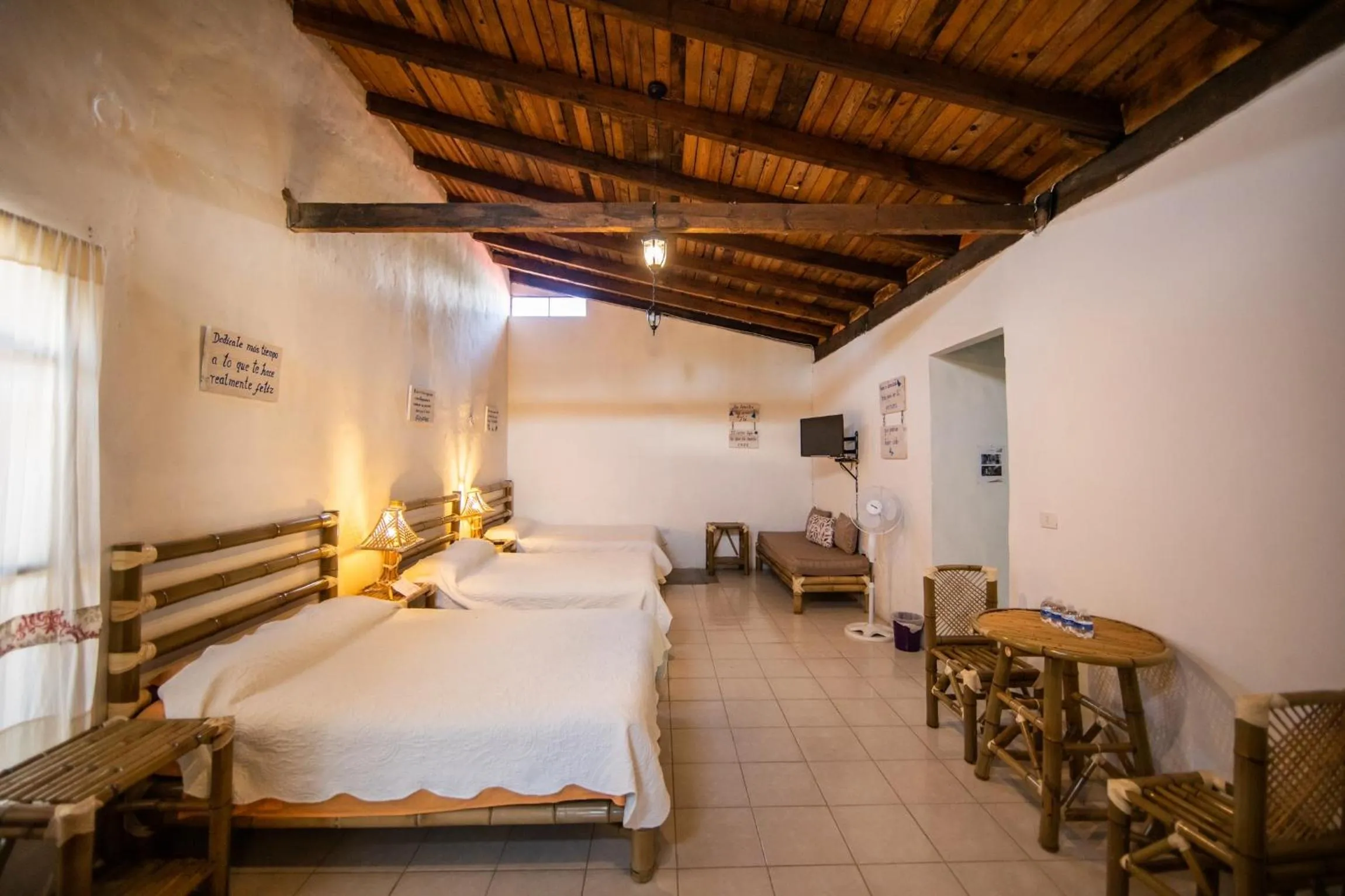 Bed in Hotel Hacienda San Bartolo