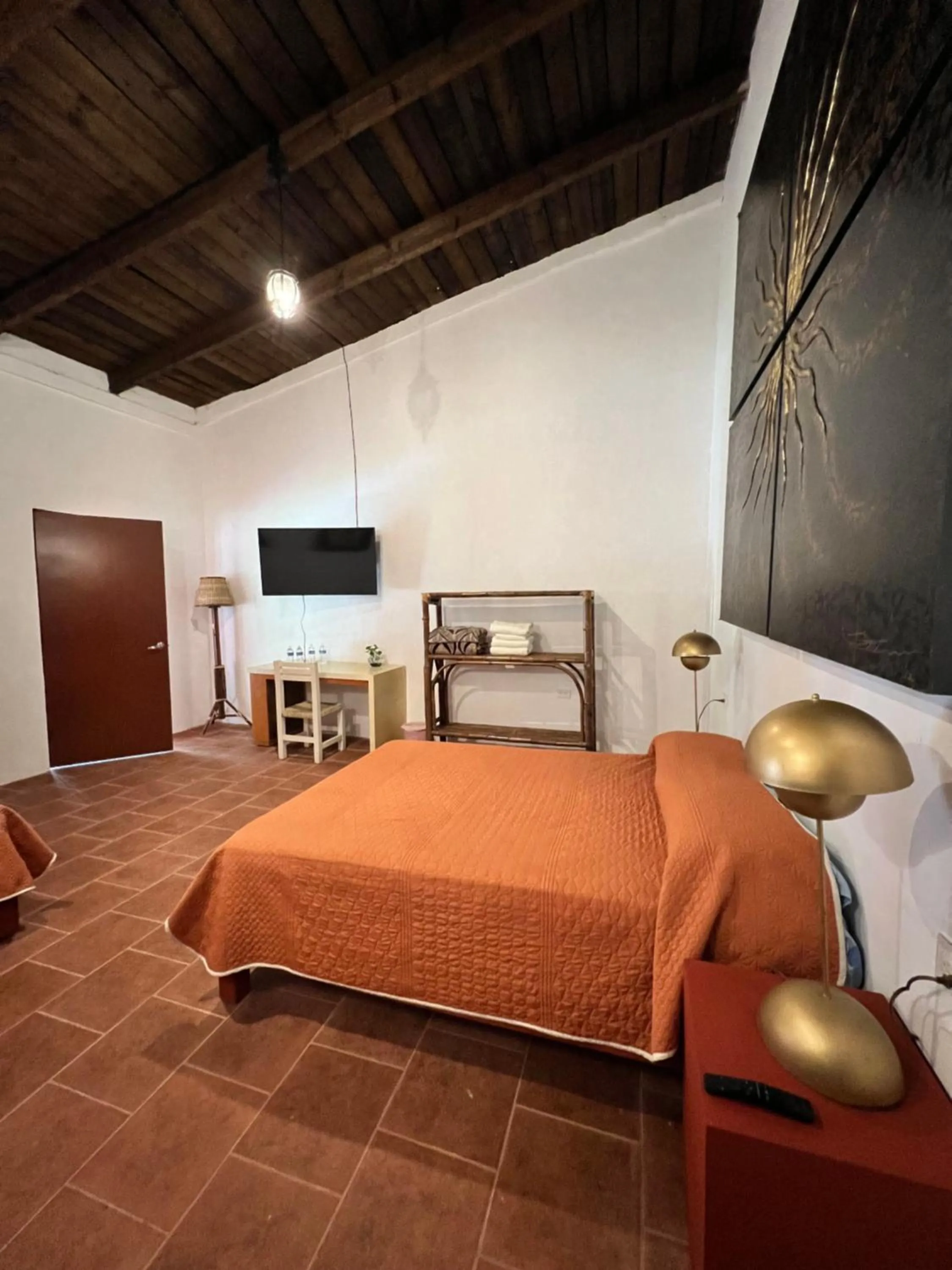 Bed in Hotel Hacienda San Bartolo