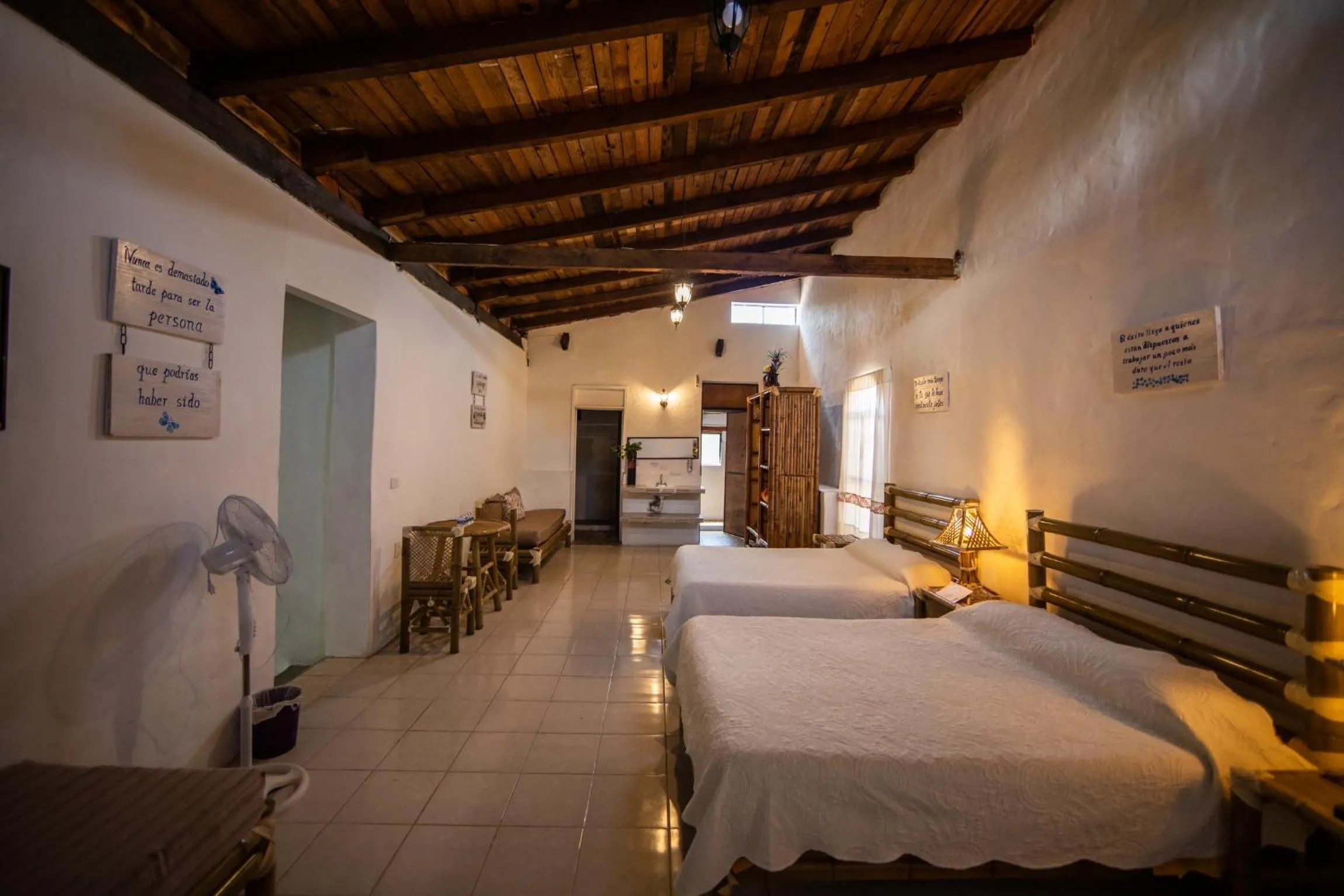 Bed in Hotel Hacienda San Bartolo