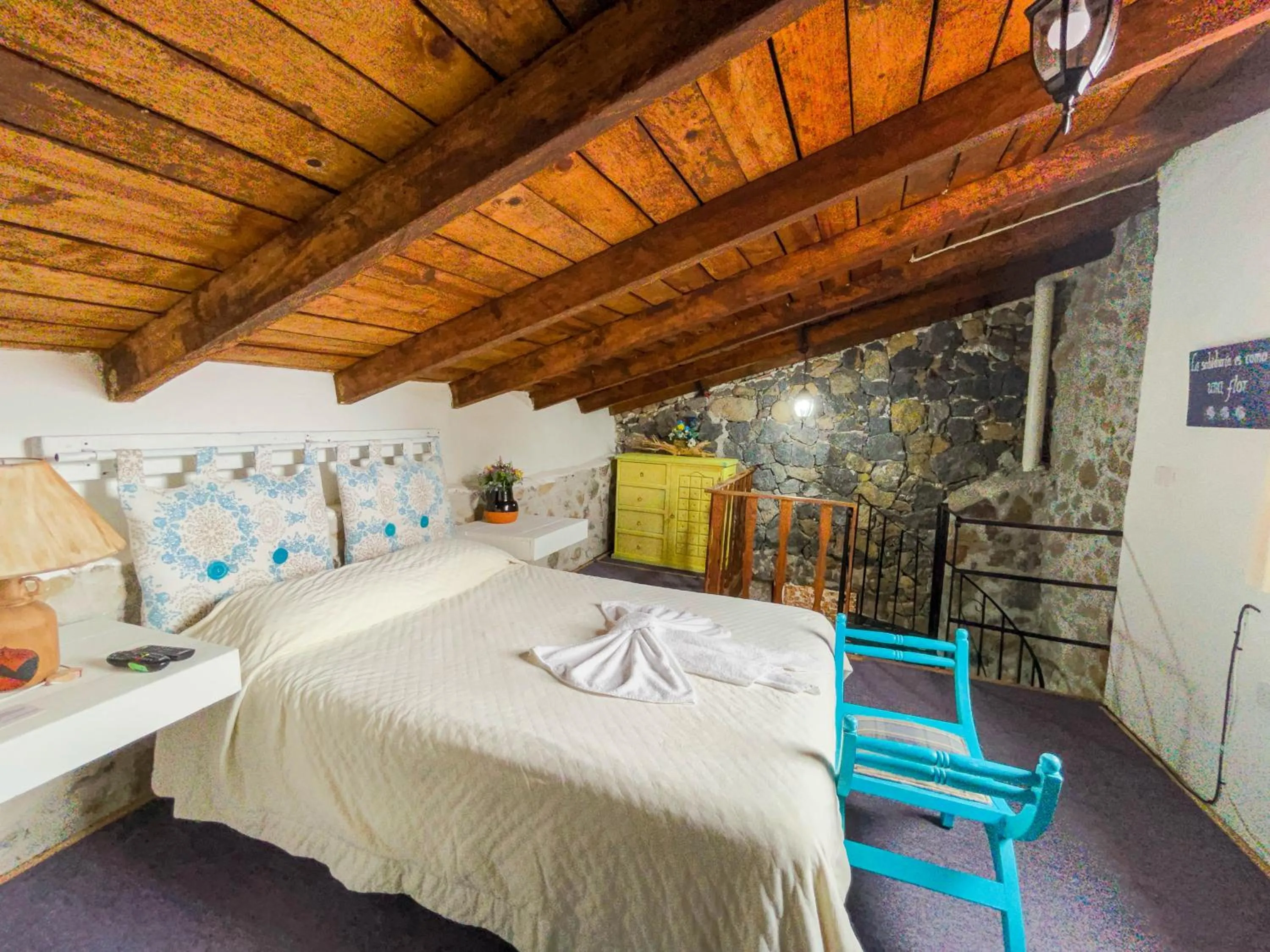 Bed in Hotel Hacienda San Bartolo