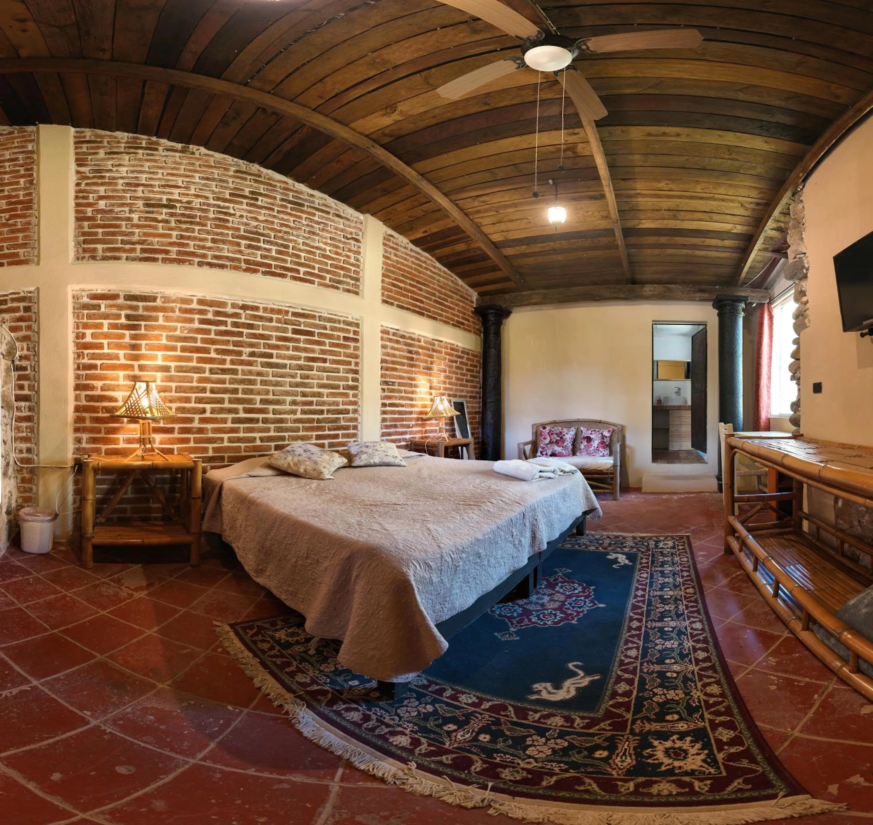 Bed in Hotel Hacienda San Bartolo