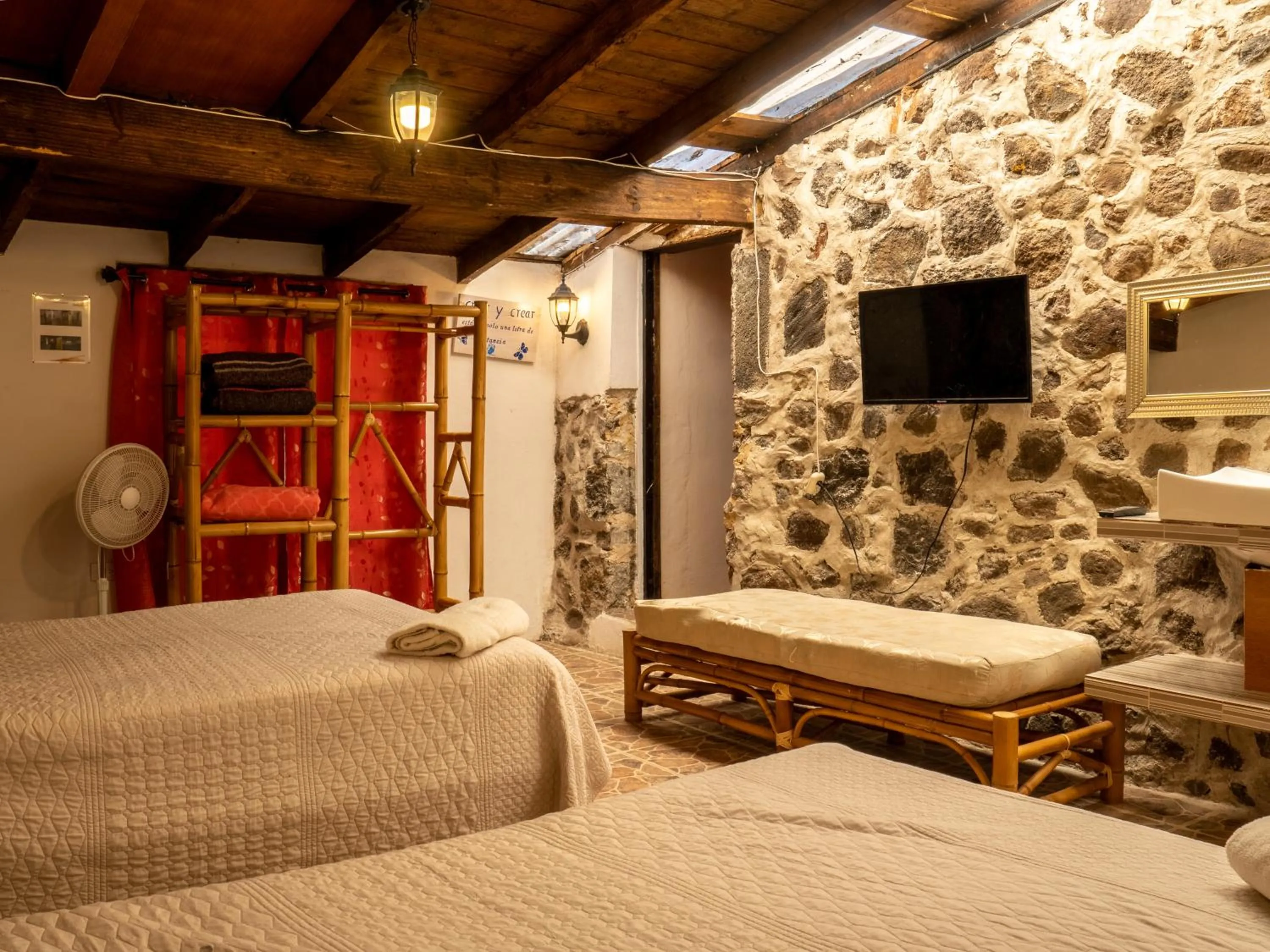 Bed in Hotel Hacienda San Bartolo