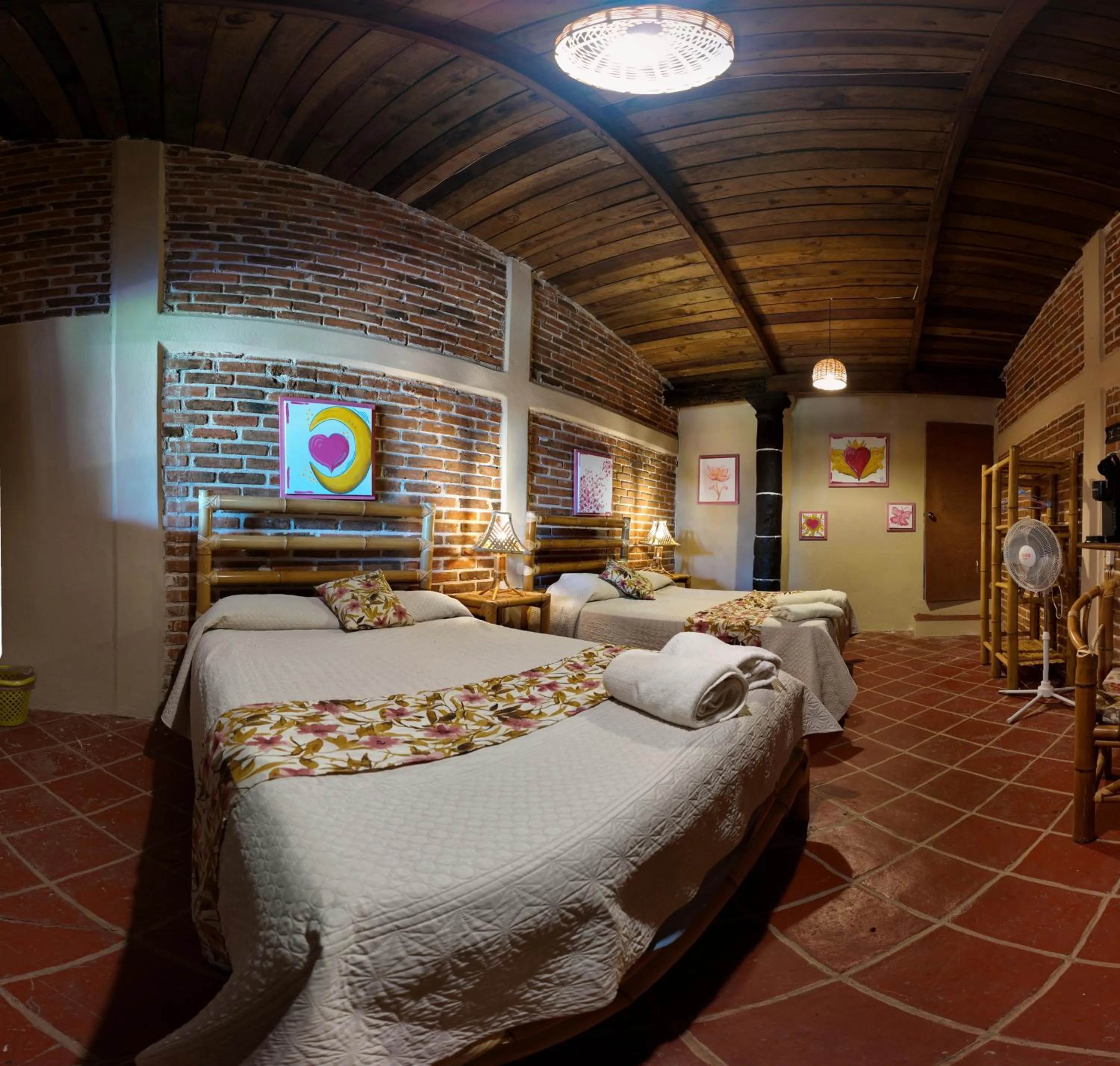 Bed in Hotel Hacienda San Bartolo