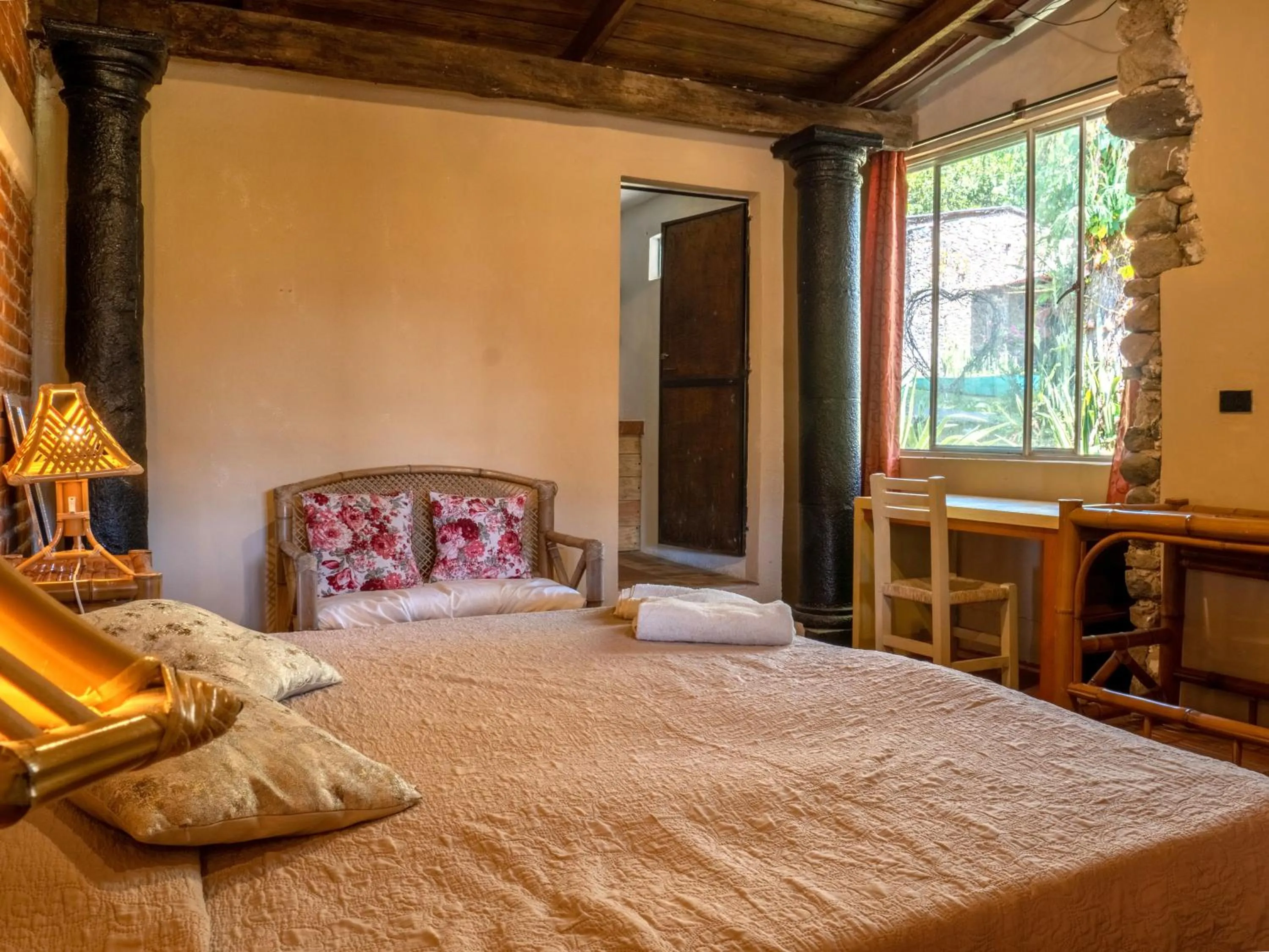 Bed in Hotel Hacienda San Bartolo