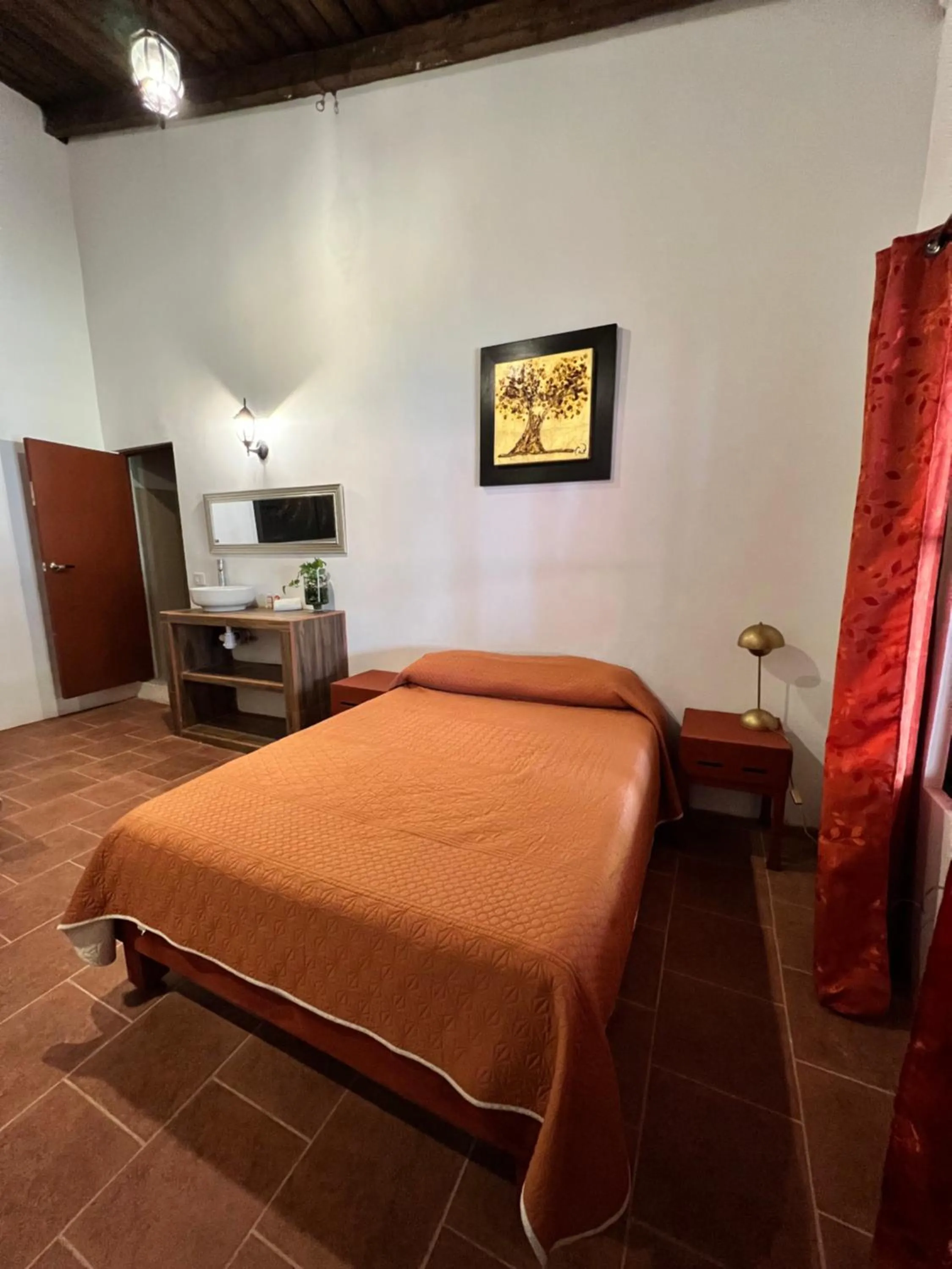 Bed in Hotel Hacienda San Bartolo