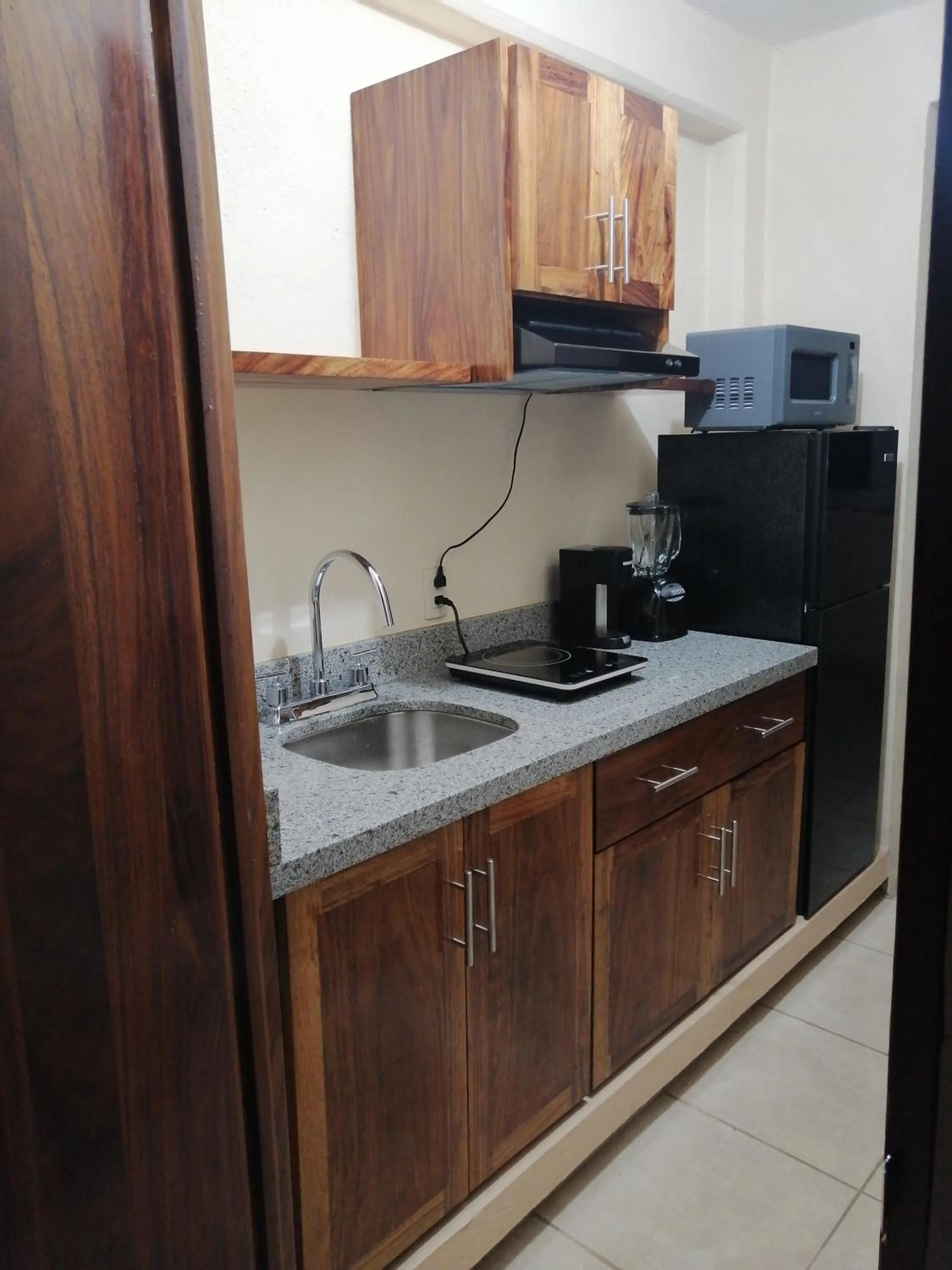 Kitchen or kitchenette in Habitaciones del Pacifico