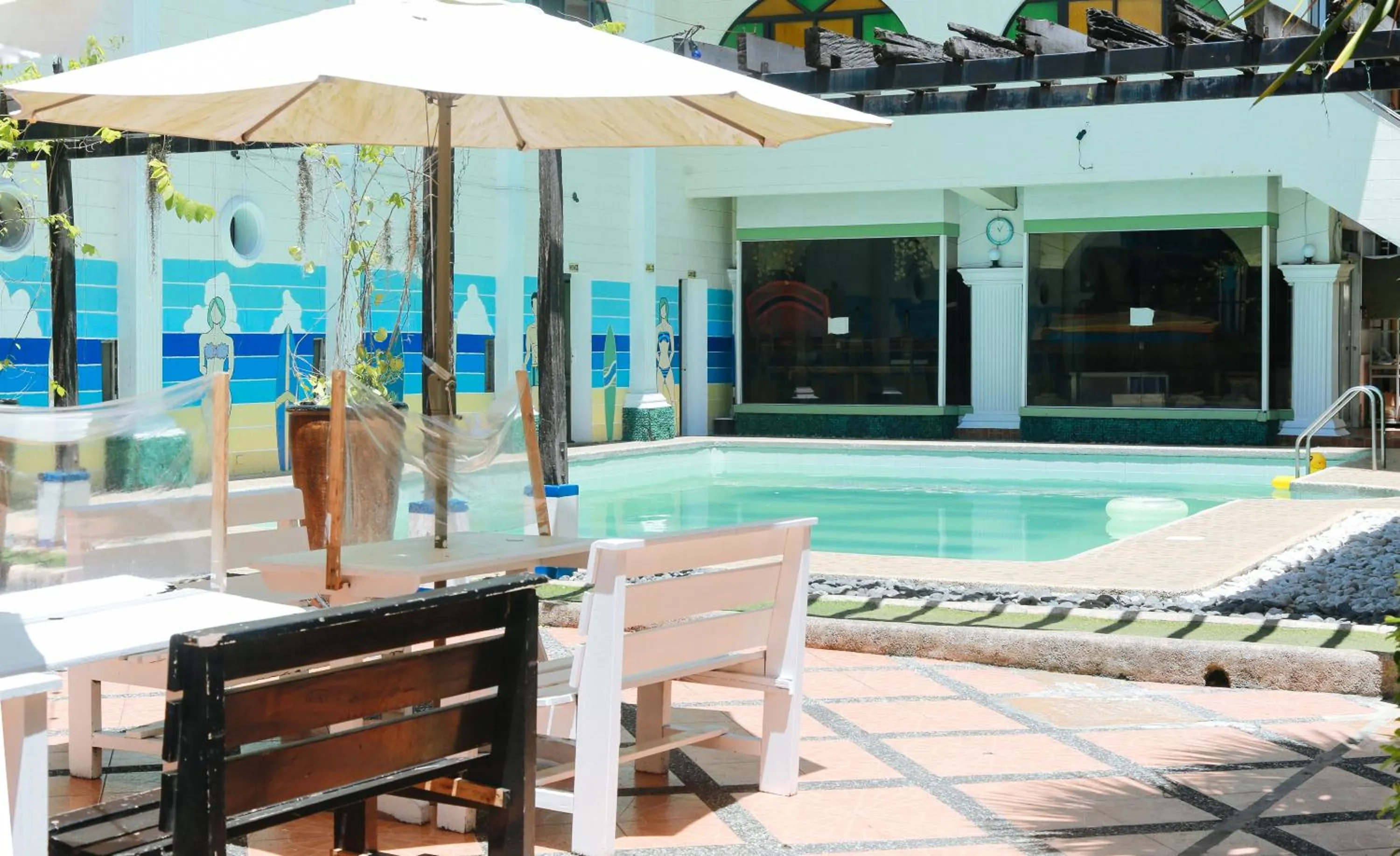 Swimming pool in RedDoorz Plus @ Castle Chateau Iloilo