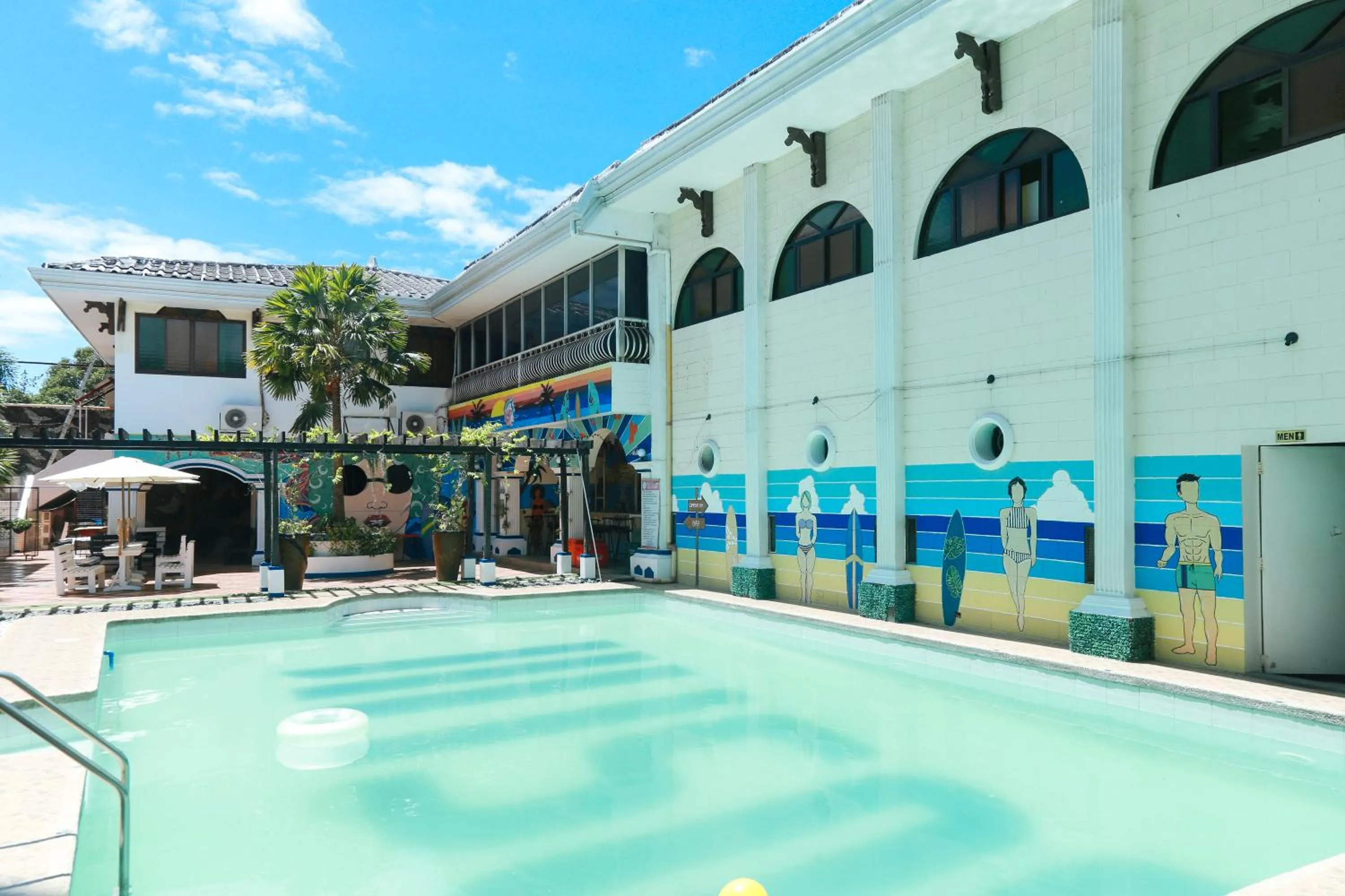 Swimming pool in RedDoorz Plus @ Castle Chateau Iloilo
